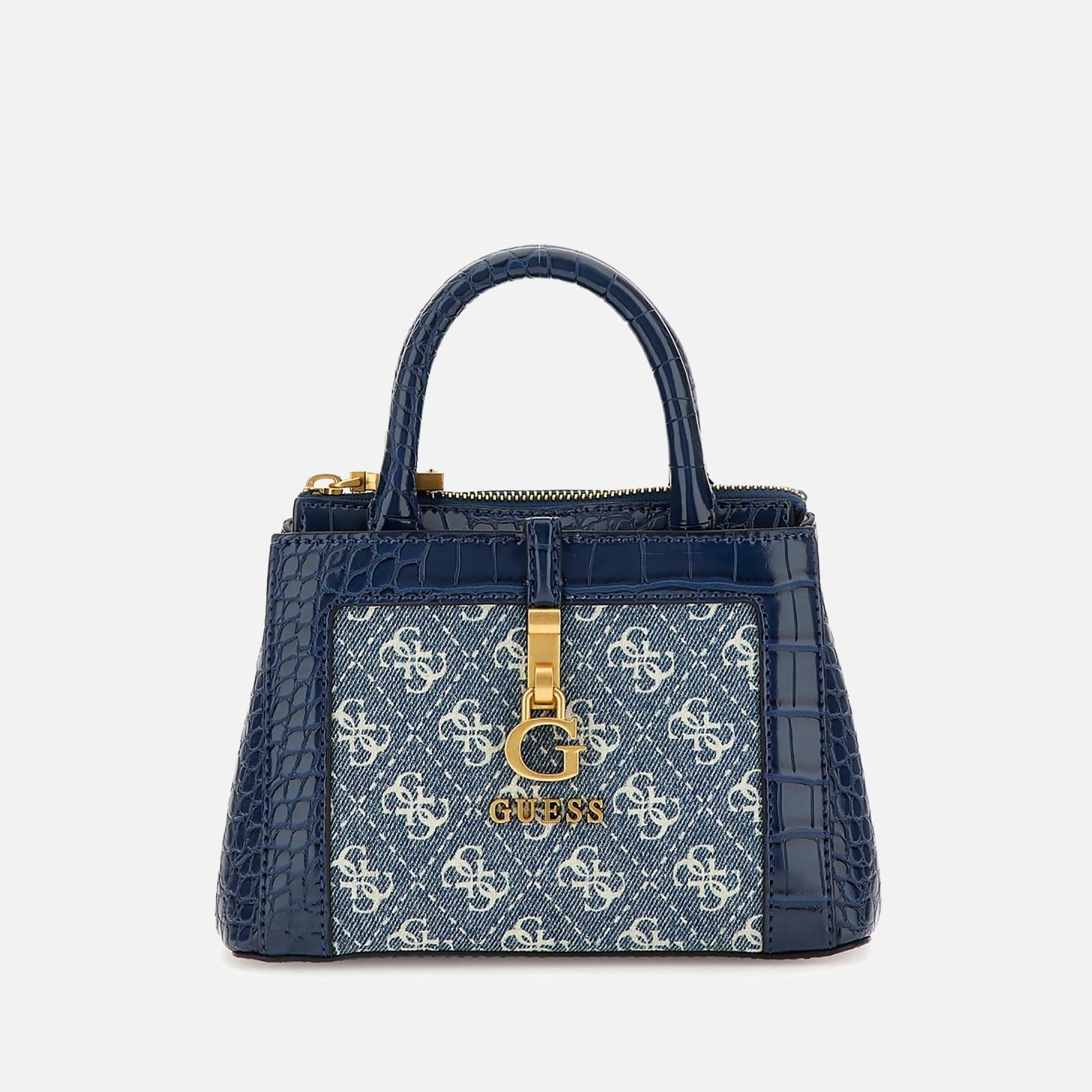 Blue guess purse best sale