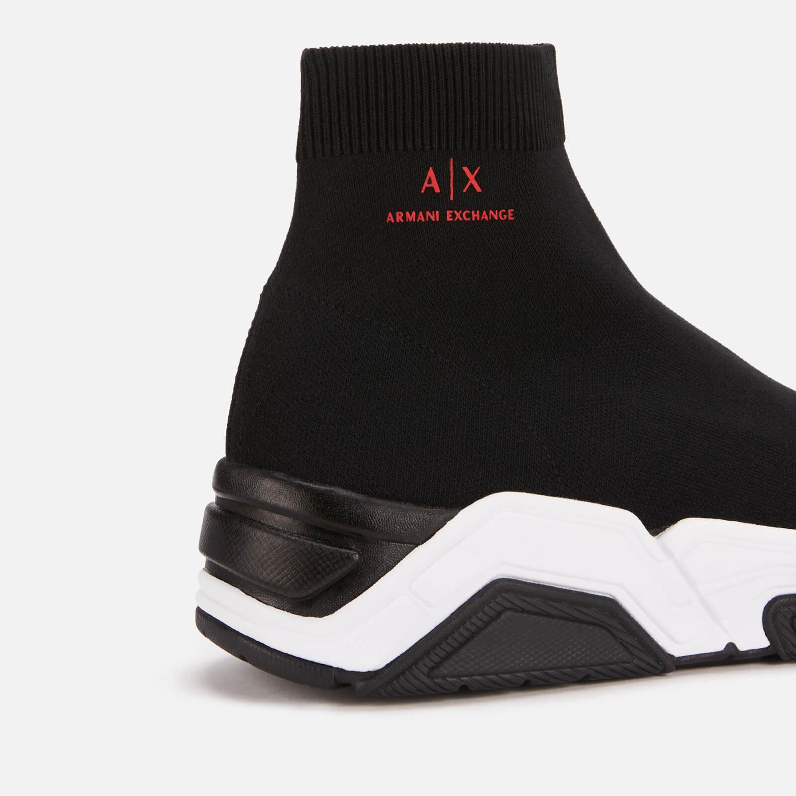 armani exchange sock sneaker
