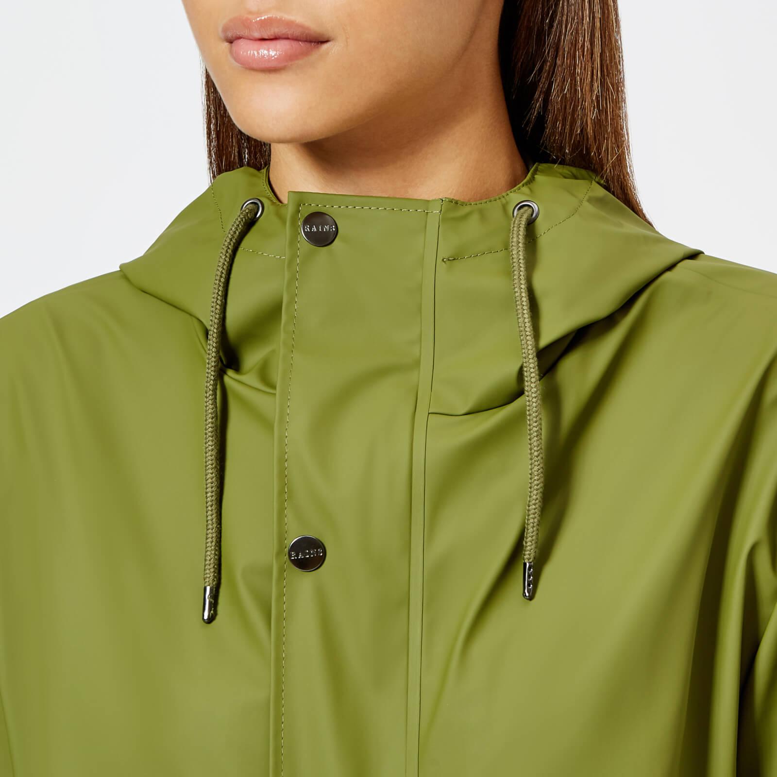 Rains Synthetic Fishtail Parka in Green Lyst