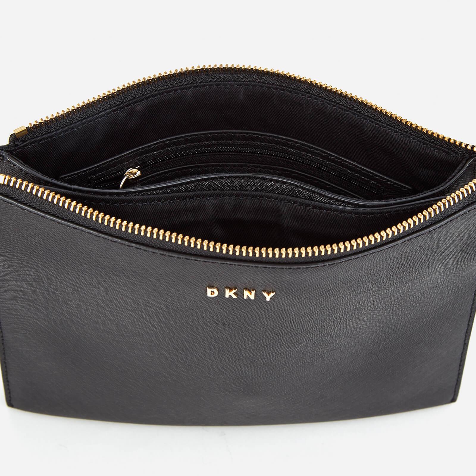 DKNY Women's Bryant Park Medium Box Cross Body Bag - Black