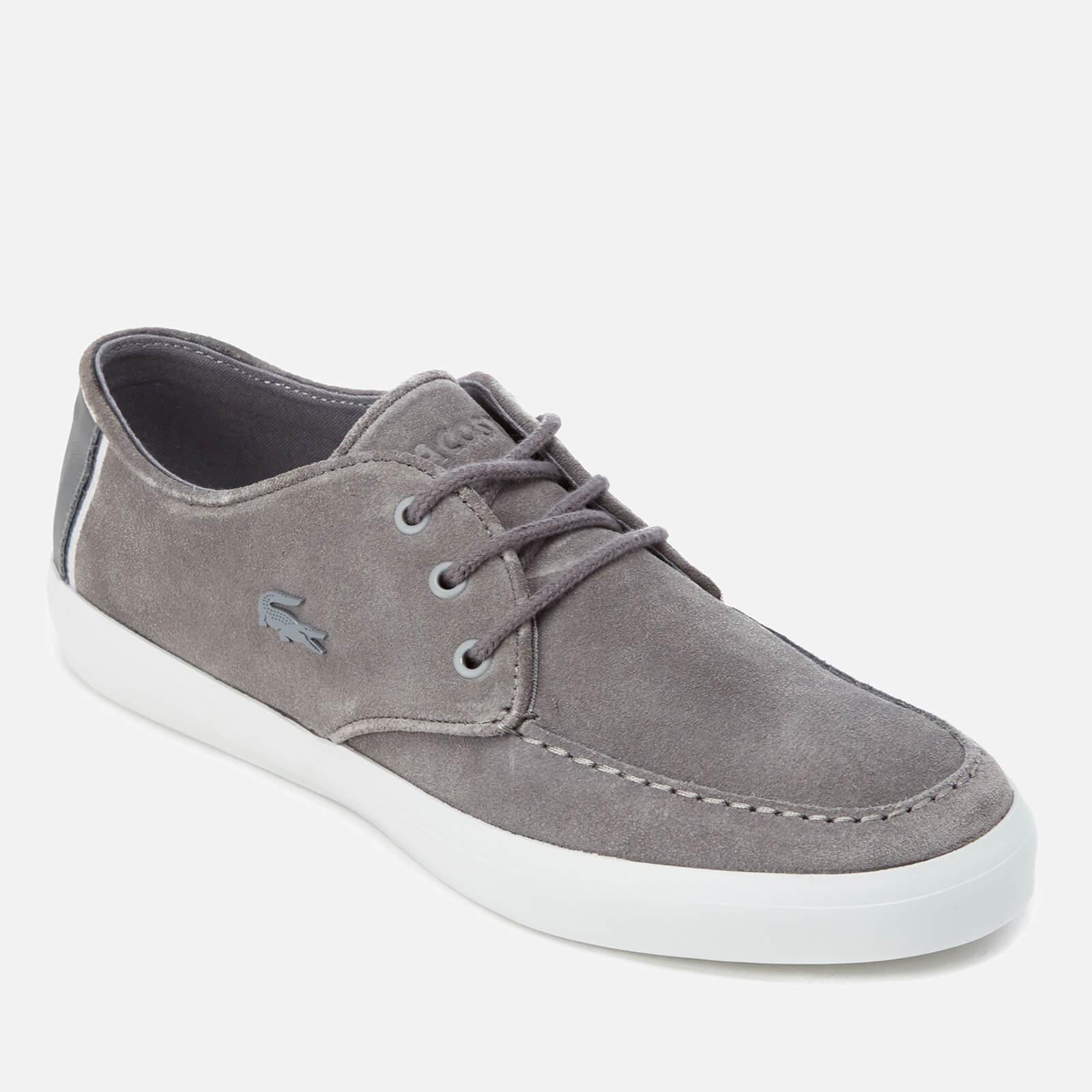 Lacoste Sevrin 316 1 Suede Boat Shoes in Grey (Gray) for Men | Lyst