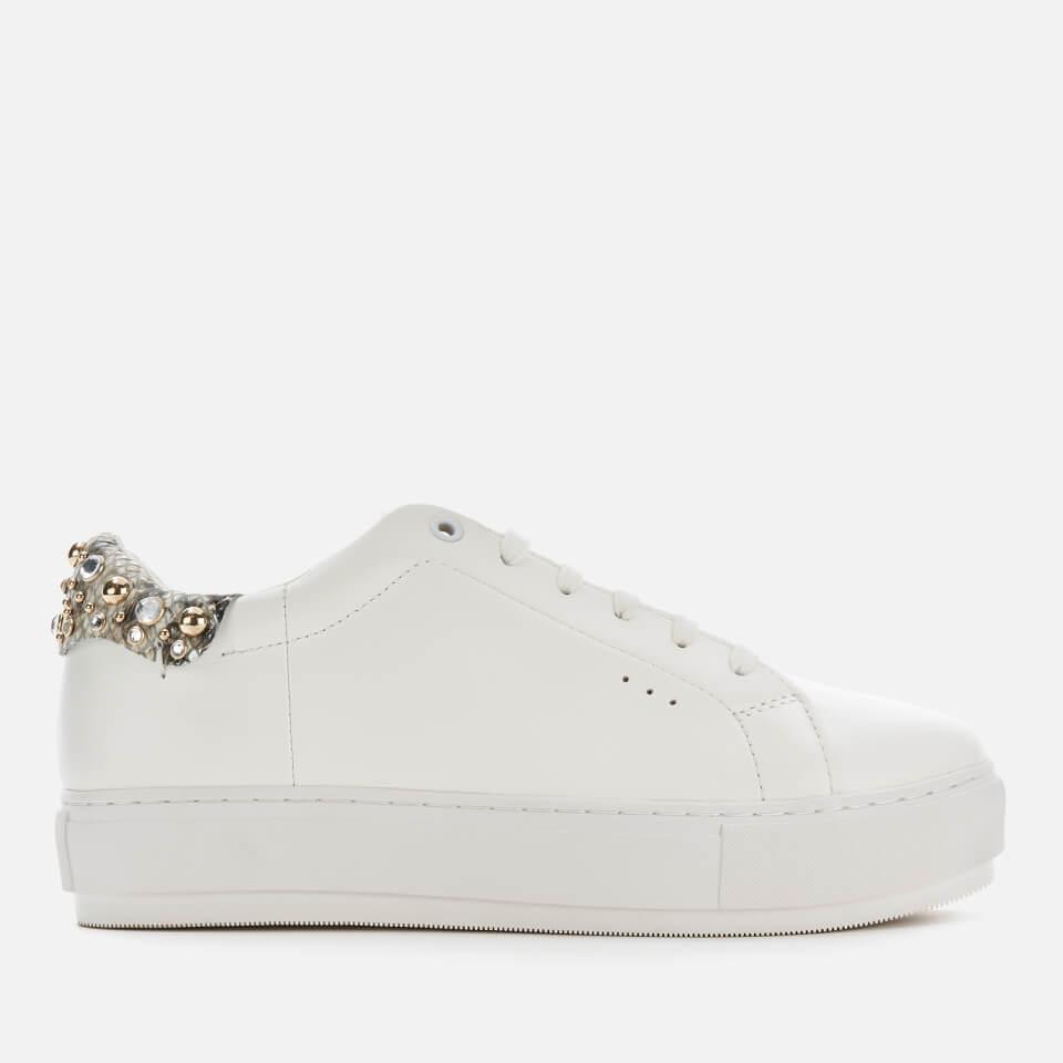 kurt geiger womens white trainers