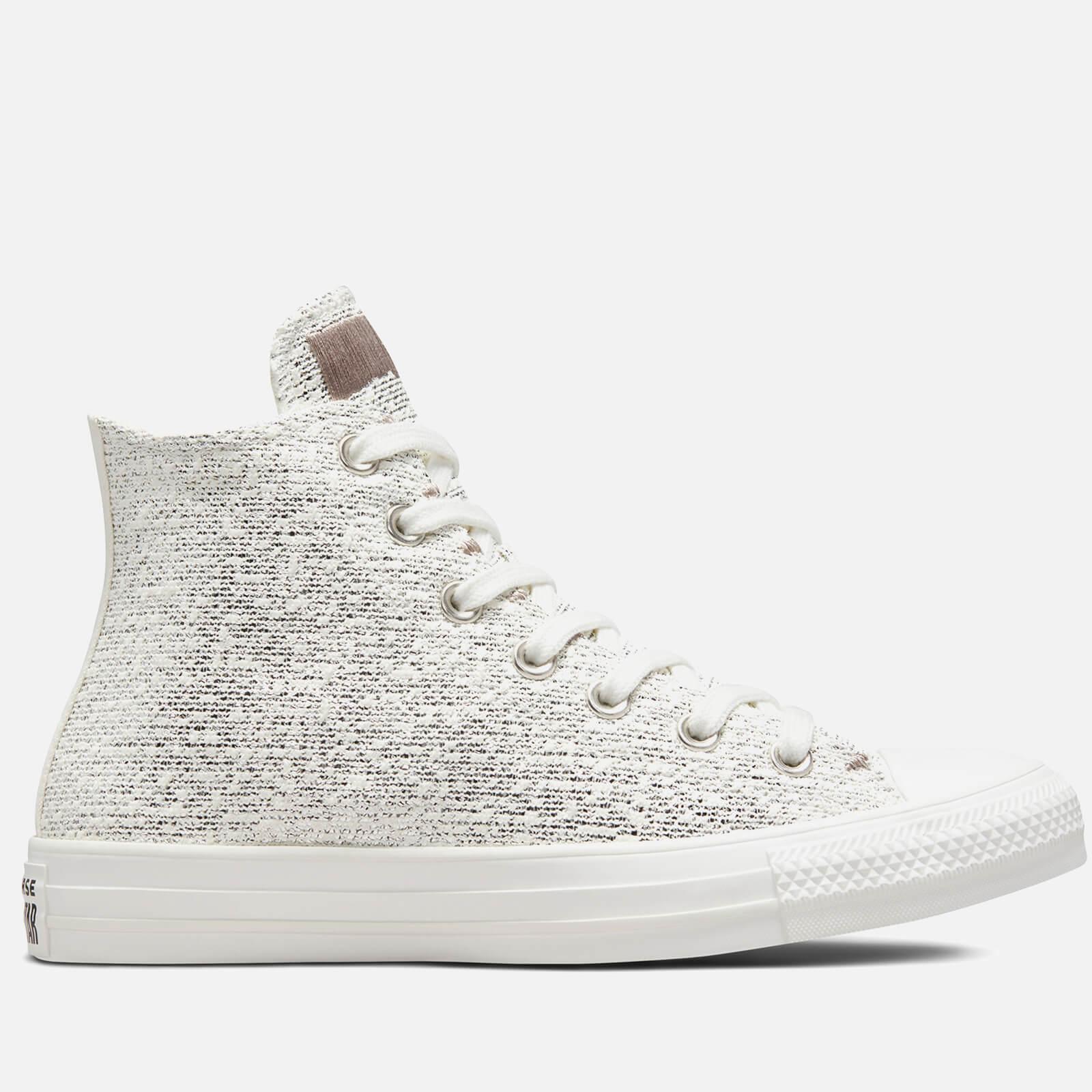 converse silver trainers