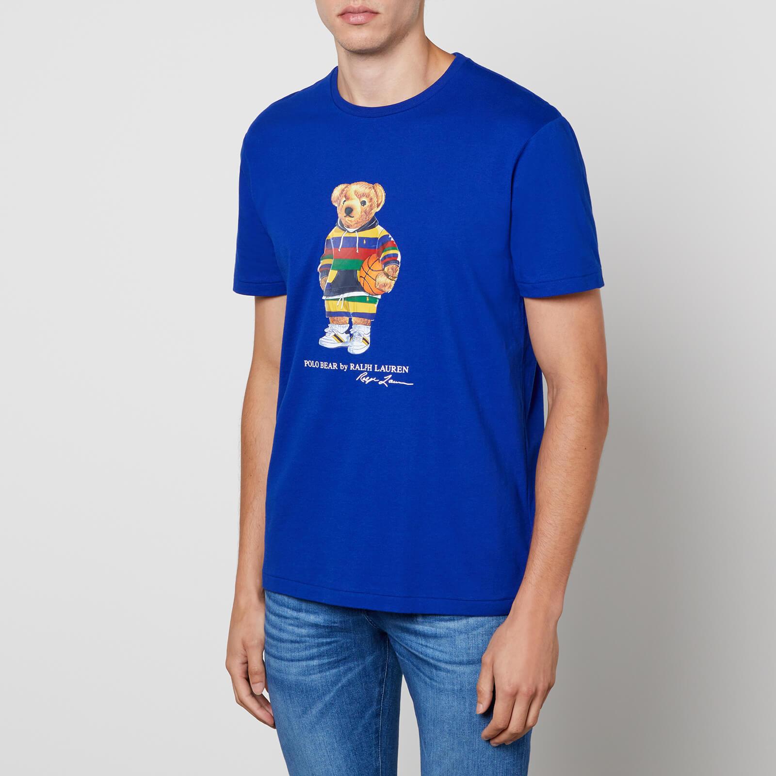 Polo Ralph Lauren Active Bear Cotton-jersey T-shirt in Blue for Men | Lyst