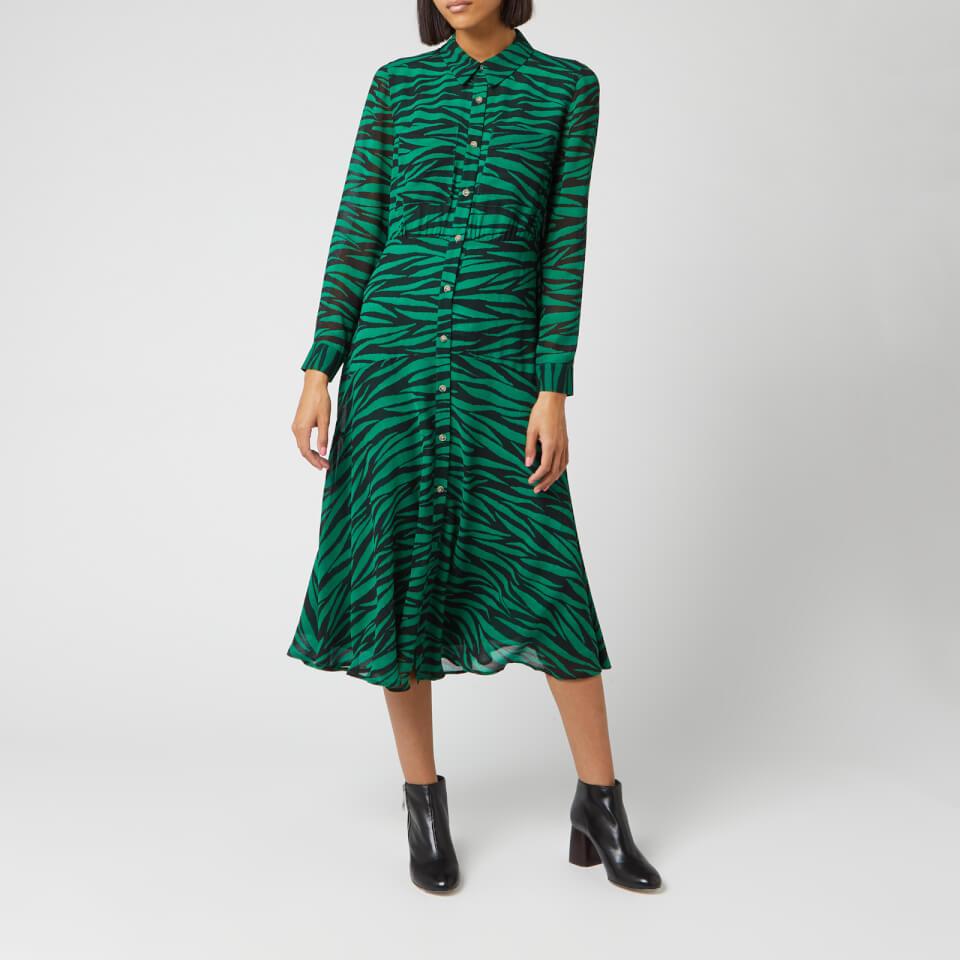 whistles green shirt dress