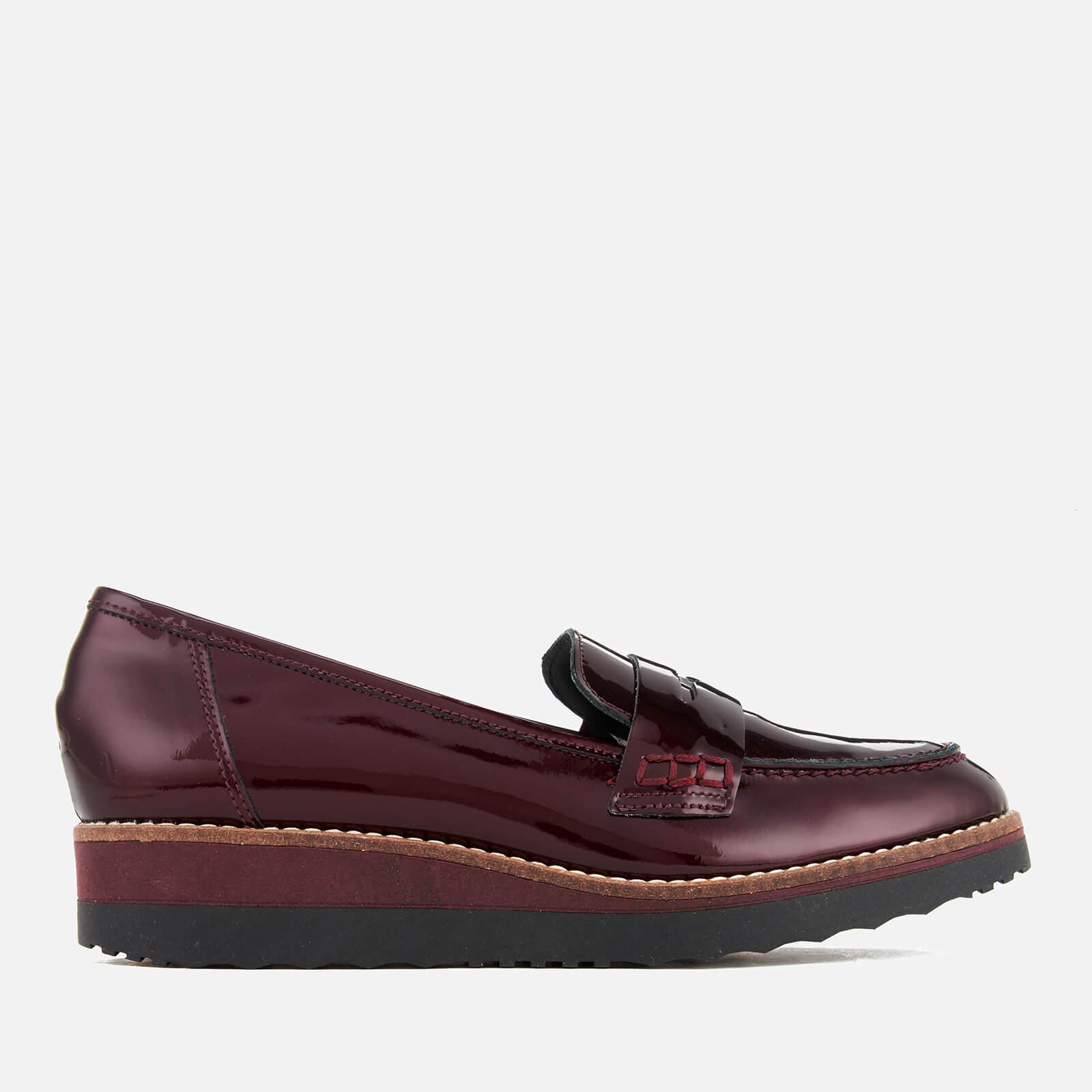 dune patent loafers