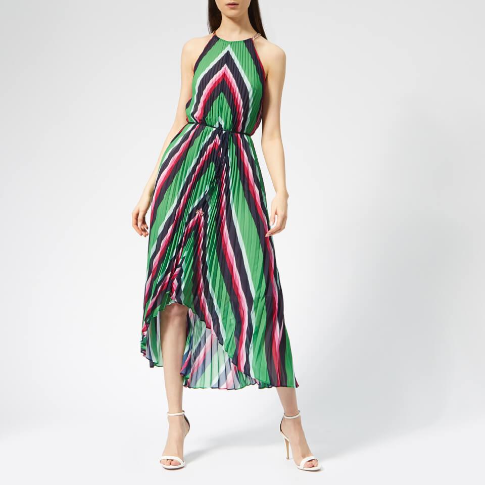 Ted Baker Shannah Directional Stripe Maxi Dress in Navy (Blue) - Lyst