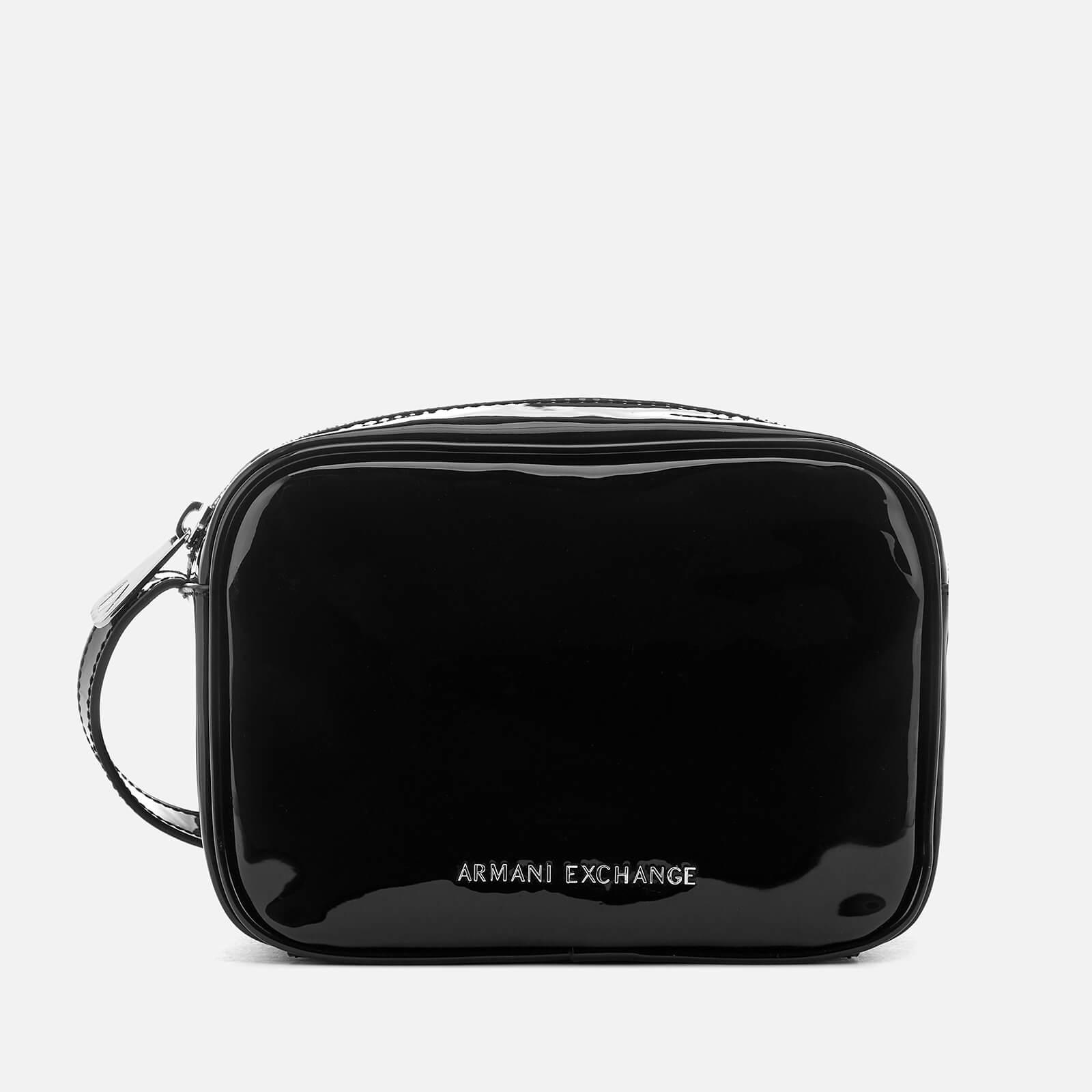 black patent crossbody