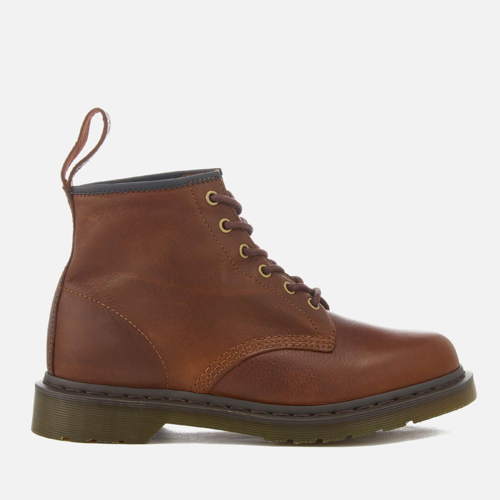 Dr. Martens 101 Harvest Leather 6-eye Lace Up Boots in Tan (Brown) for ...