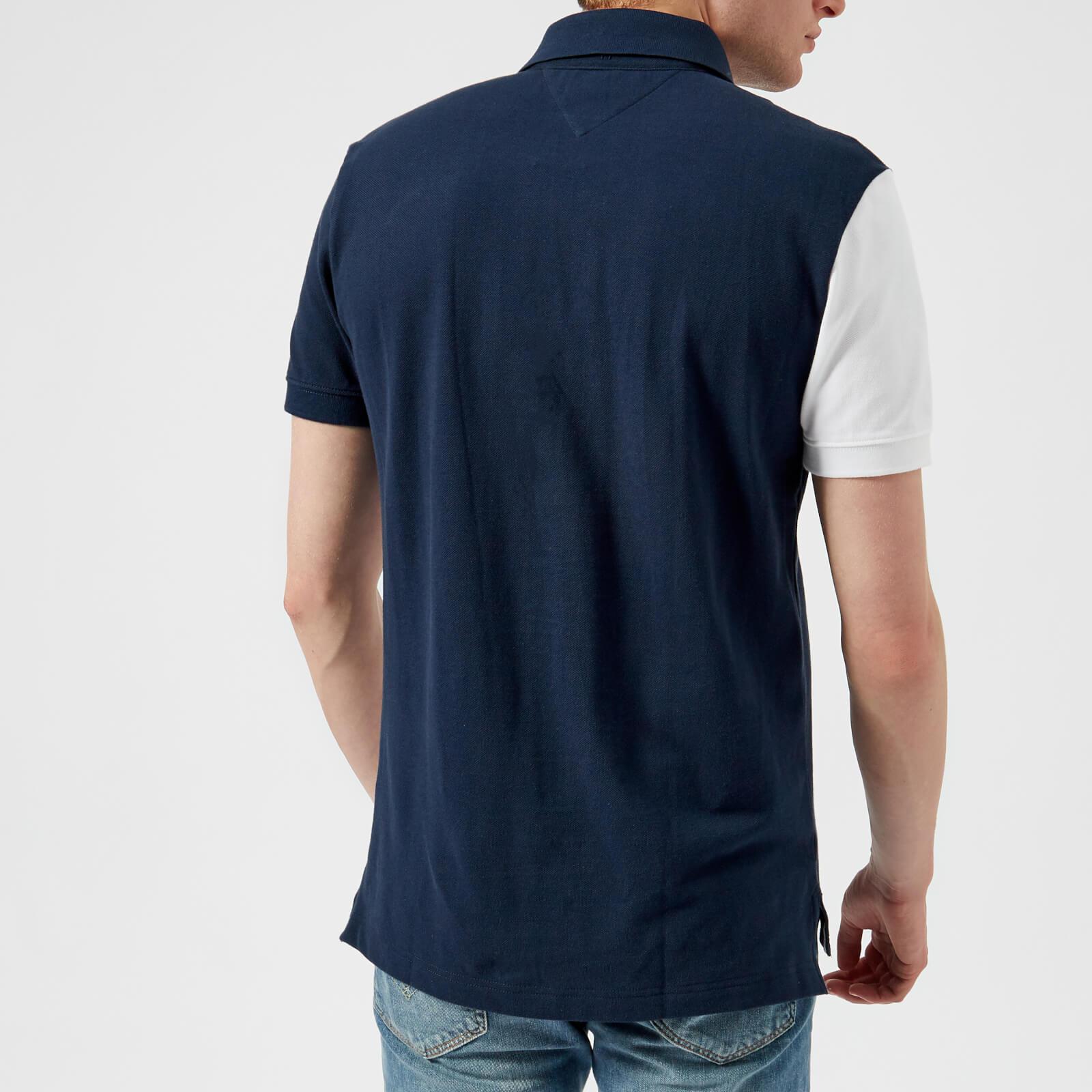 Tommy Hilfiger Unique Colour Block Polo Shirt in Blue for Men | Lyst