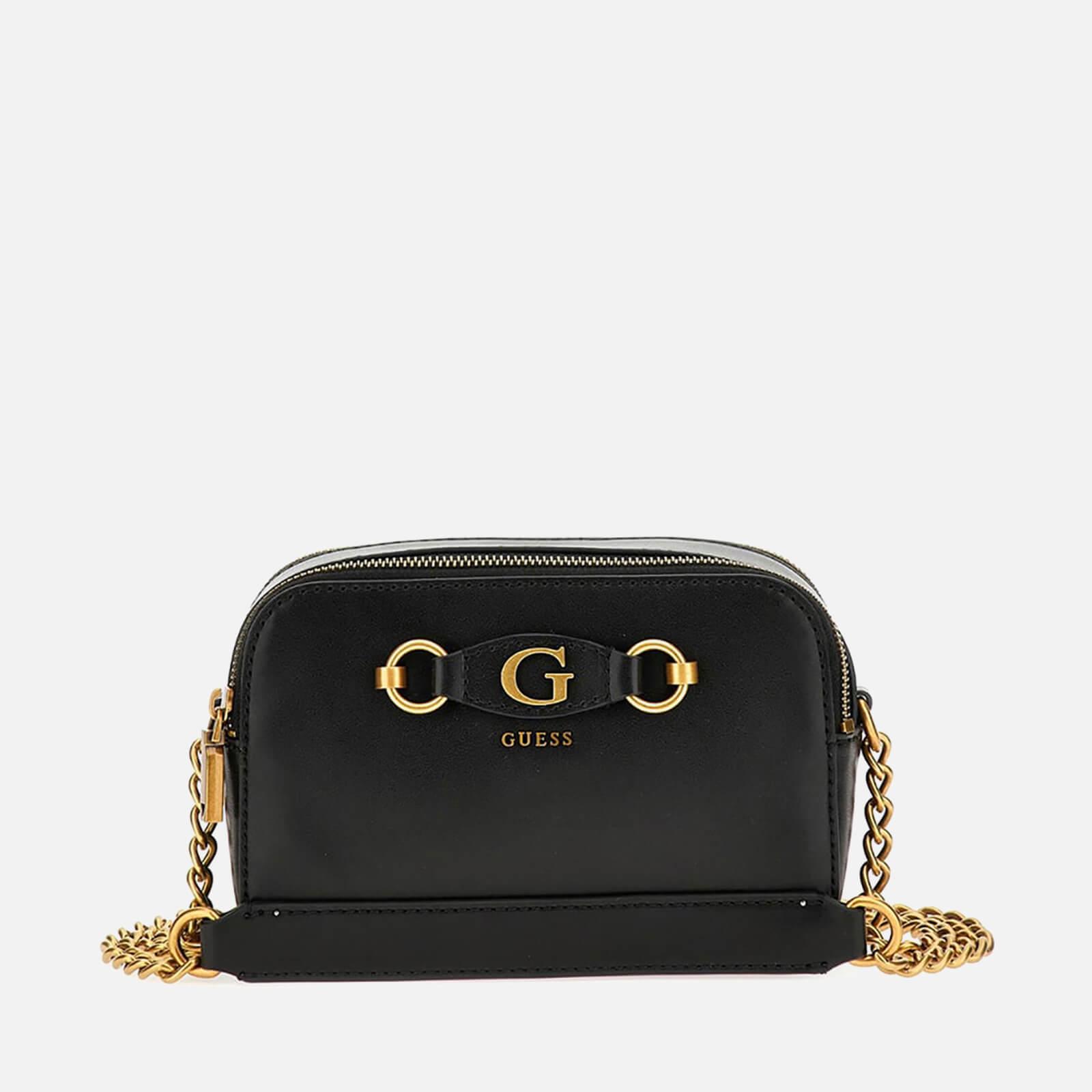 Guess Izzy Faux Leather Camera Bag in Black Lyst