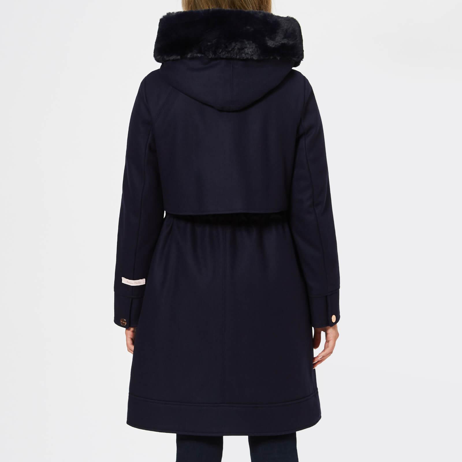 ted baker fur hood coat