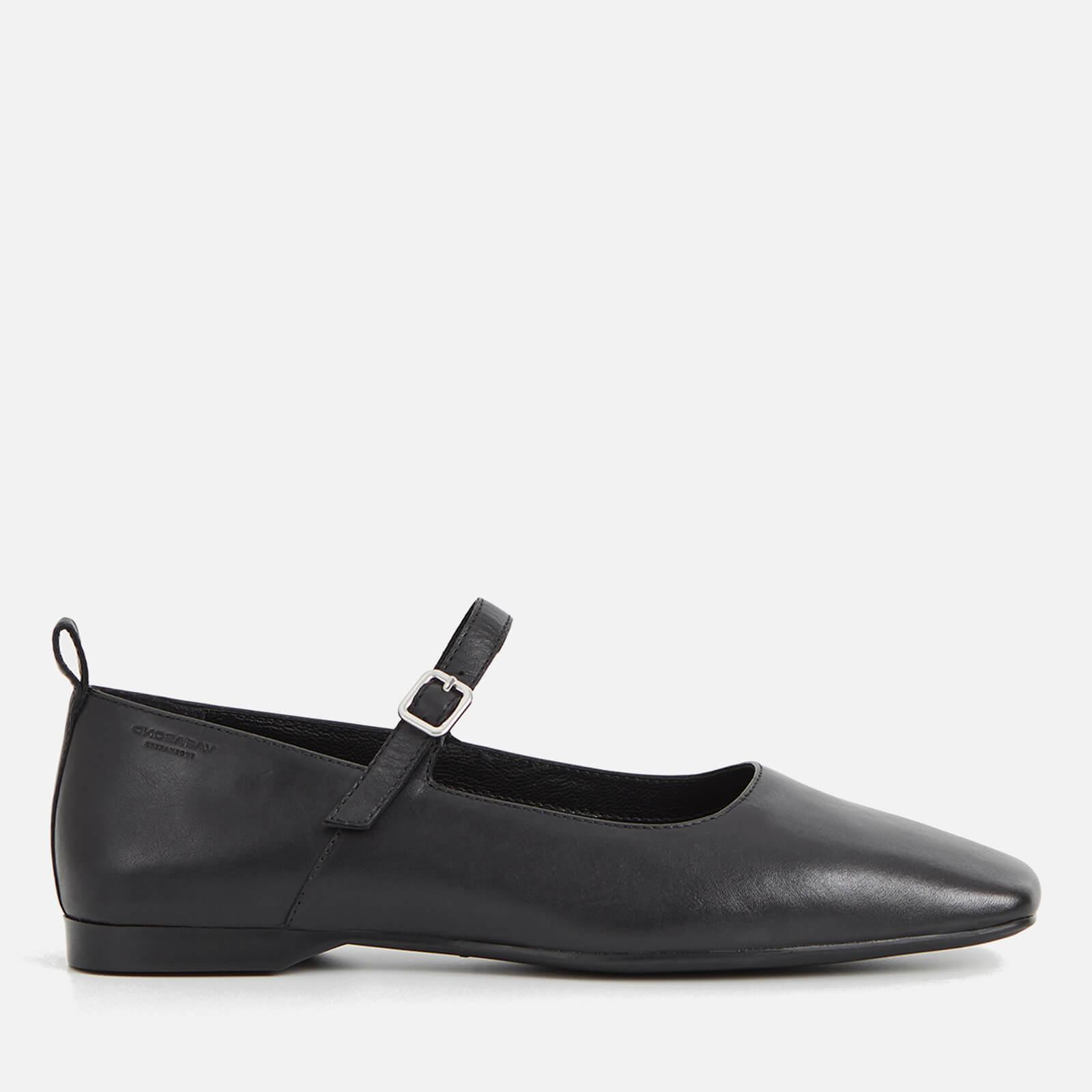 Vagabond Shoemakers Delia Leather Mary-jane Flats in Black | Lyst
