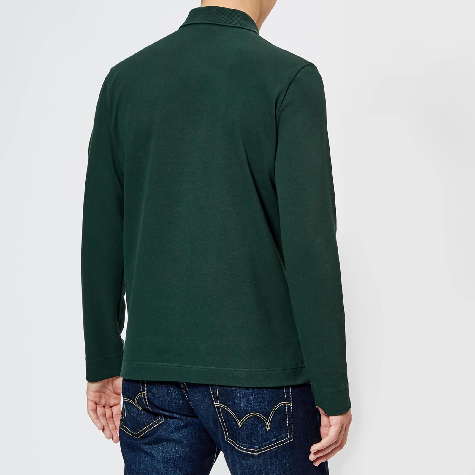 Lacoste Cotton Men's Long Sleeve Paris Polo Shirt in Green for Men | Lyst