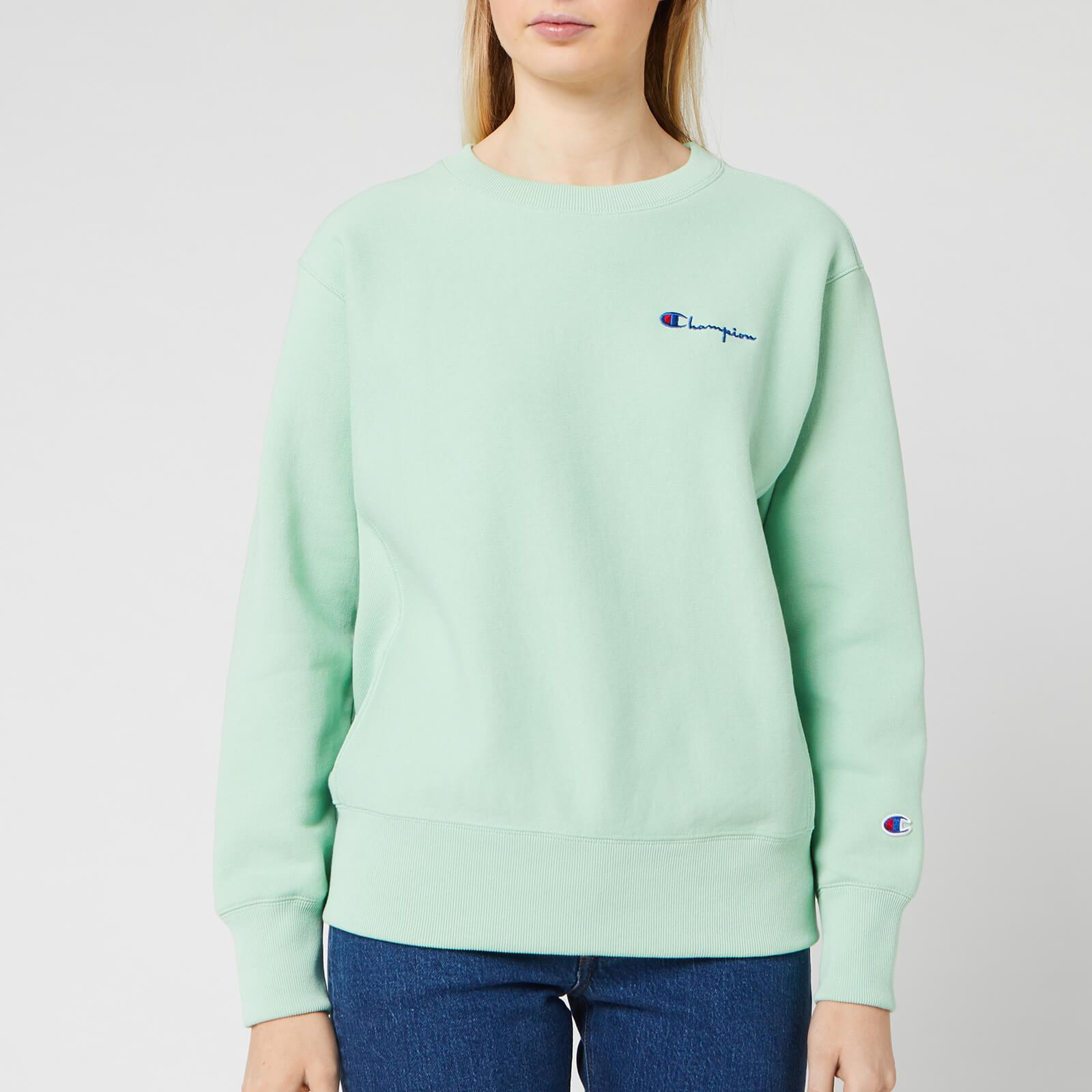 champion small script crew sweatshirt