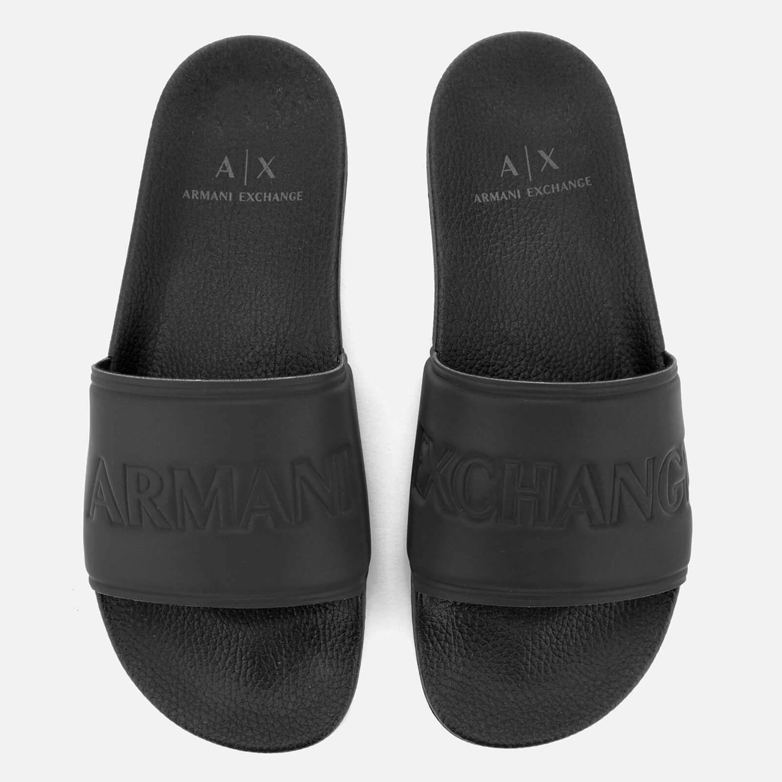armani exchange slides men