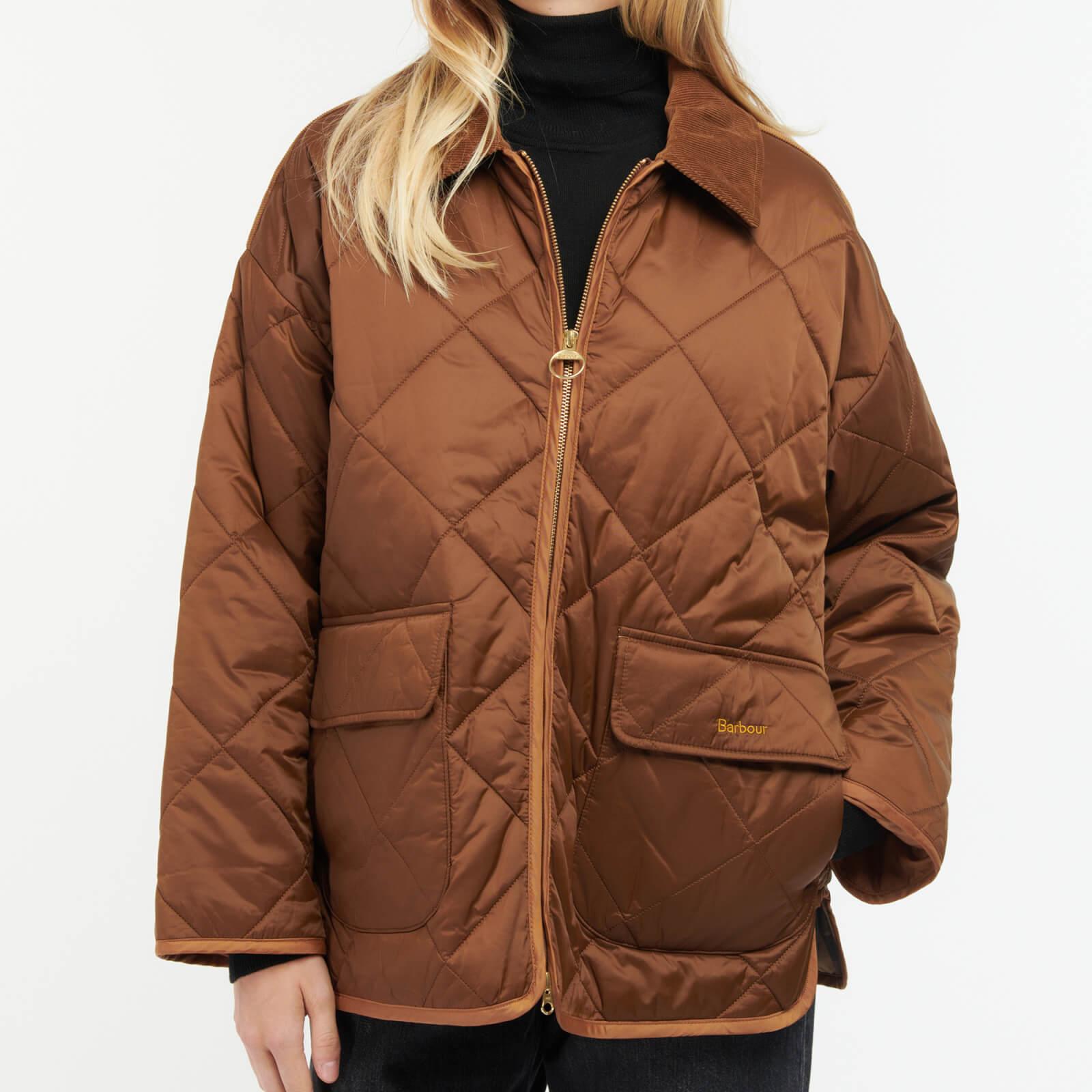 Barbour Ryhope Quilted Shell Jacket in Brown | Lyst