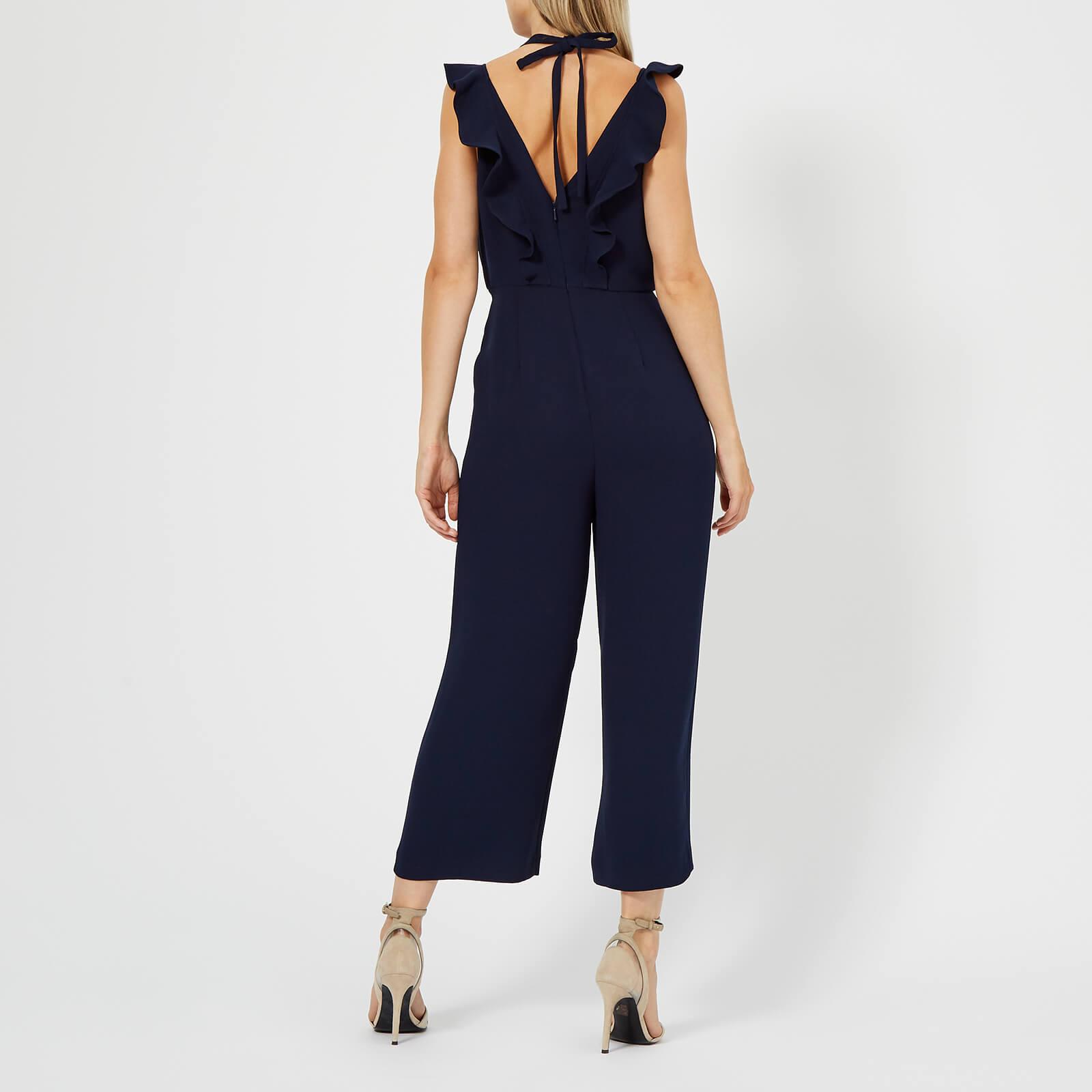 whistles larkin frill detail jumpsuit