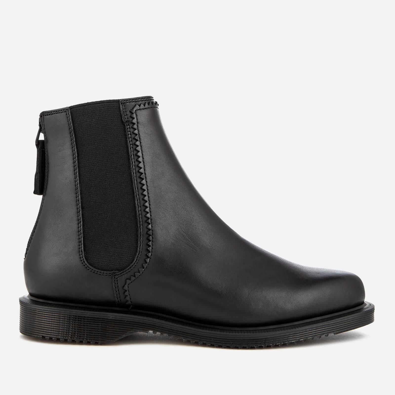 Dr. Martens Zillow Temperley Leather Zip Back Chelsea Boots in Black | Lyst