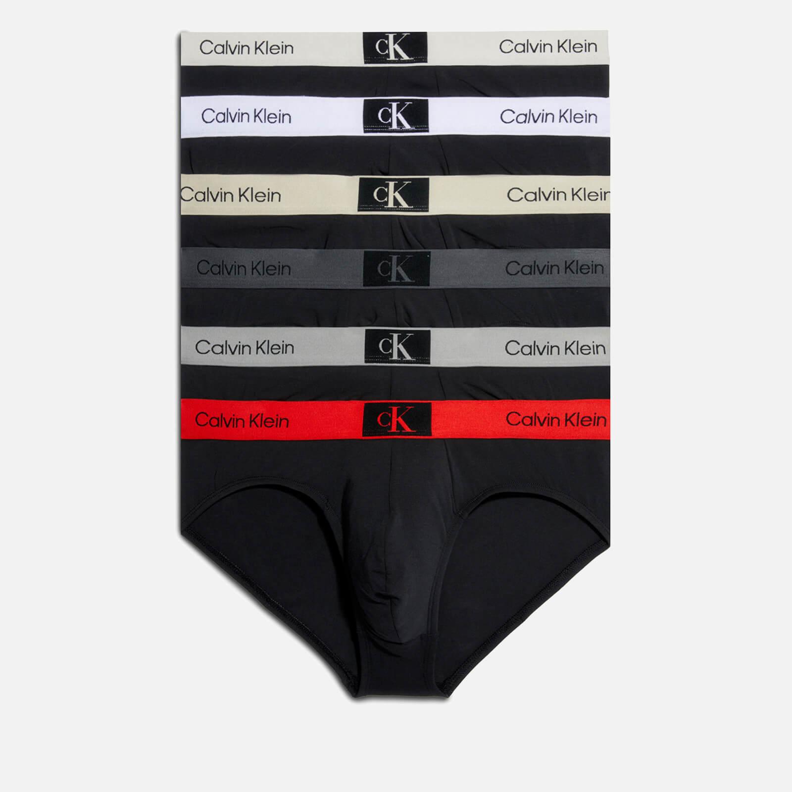 Calvin Klein 7-pack Hip Briefs in Black for Men | Lyst