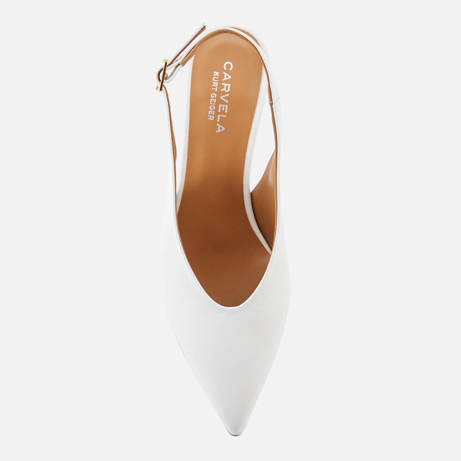 carvela white heels