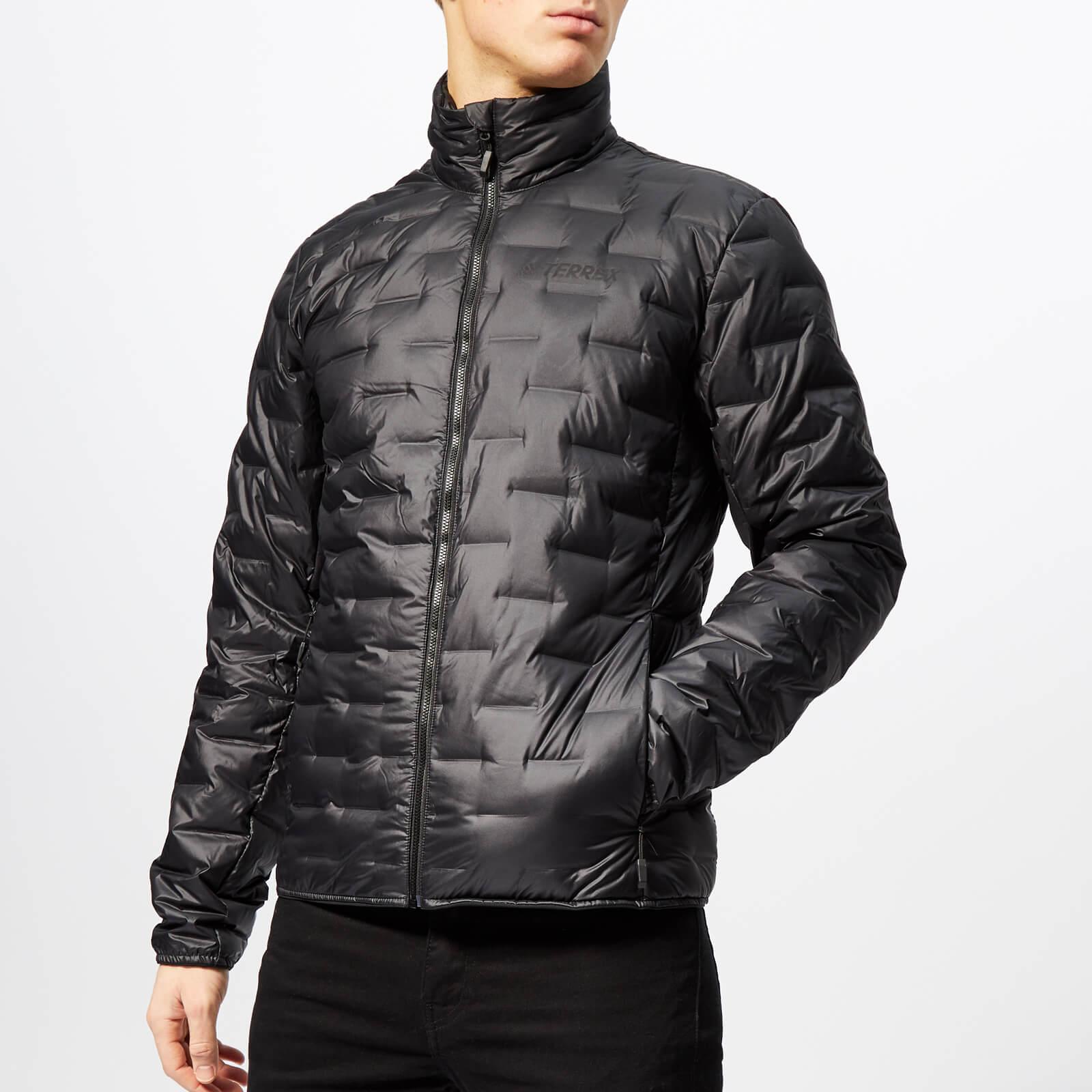 adidas Synthetic Terrex Light Down Jacket in Black for Men | Lyst