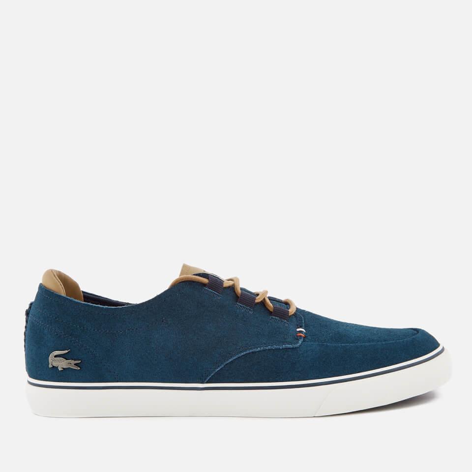 Lacoste Esparre Deck 118 1 Suede Boat Shoes in Navy (Blue) for Men - Lyst