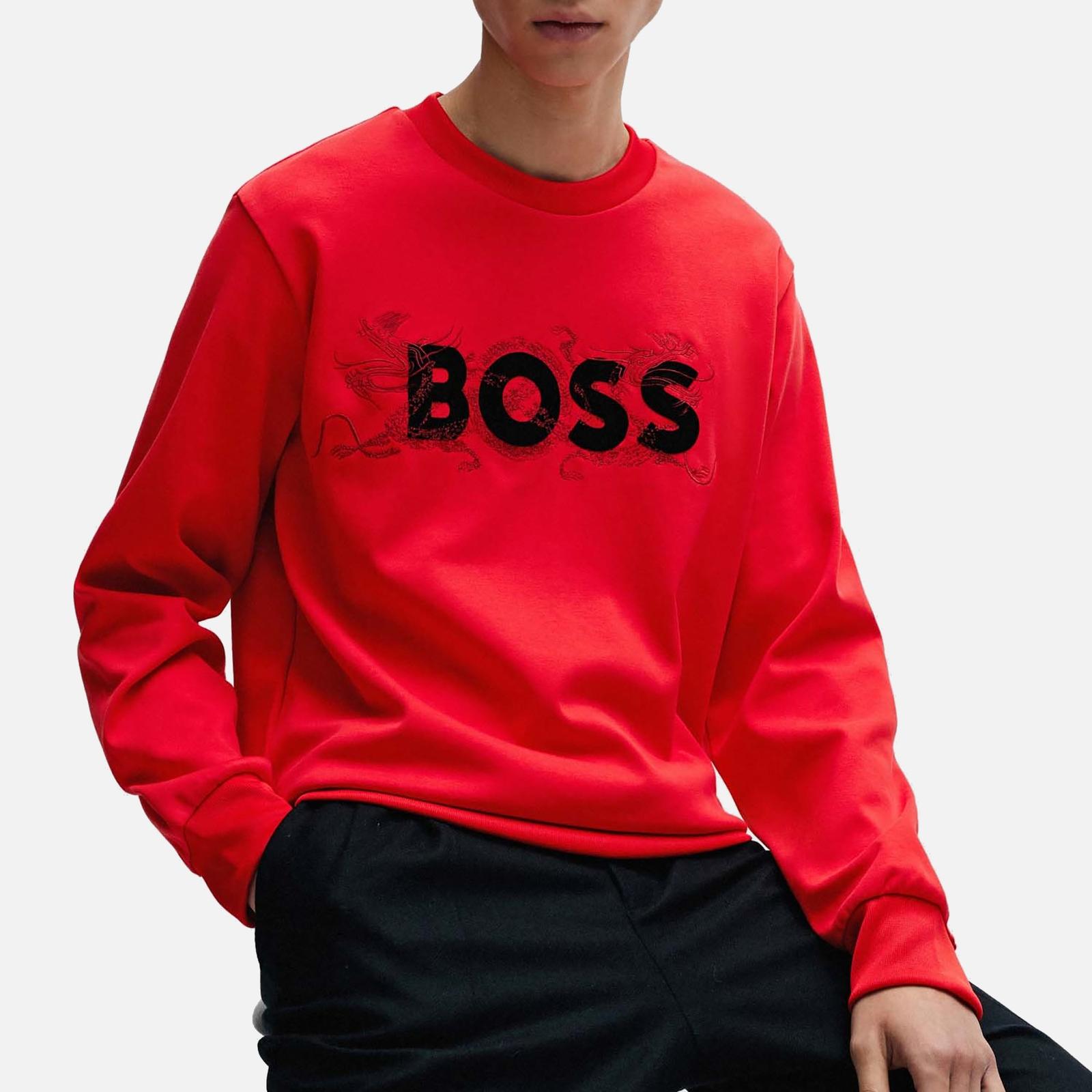 HUGO BOSS｜ (Soleri Sweatshirt (50496642-260)) Felpa Uomo Hugo Boss 50496642_10242373_01-260 Soleri 02 at