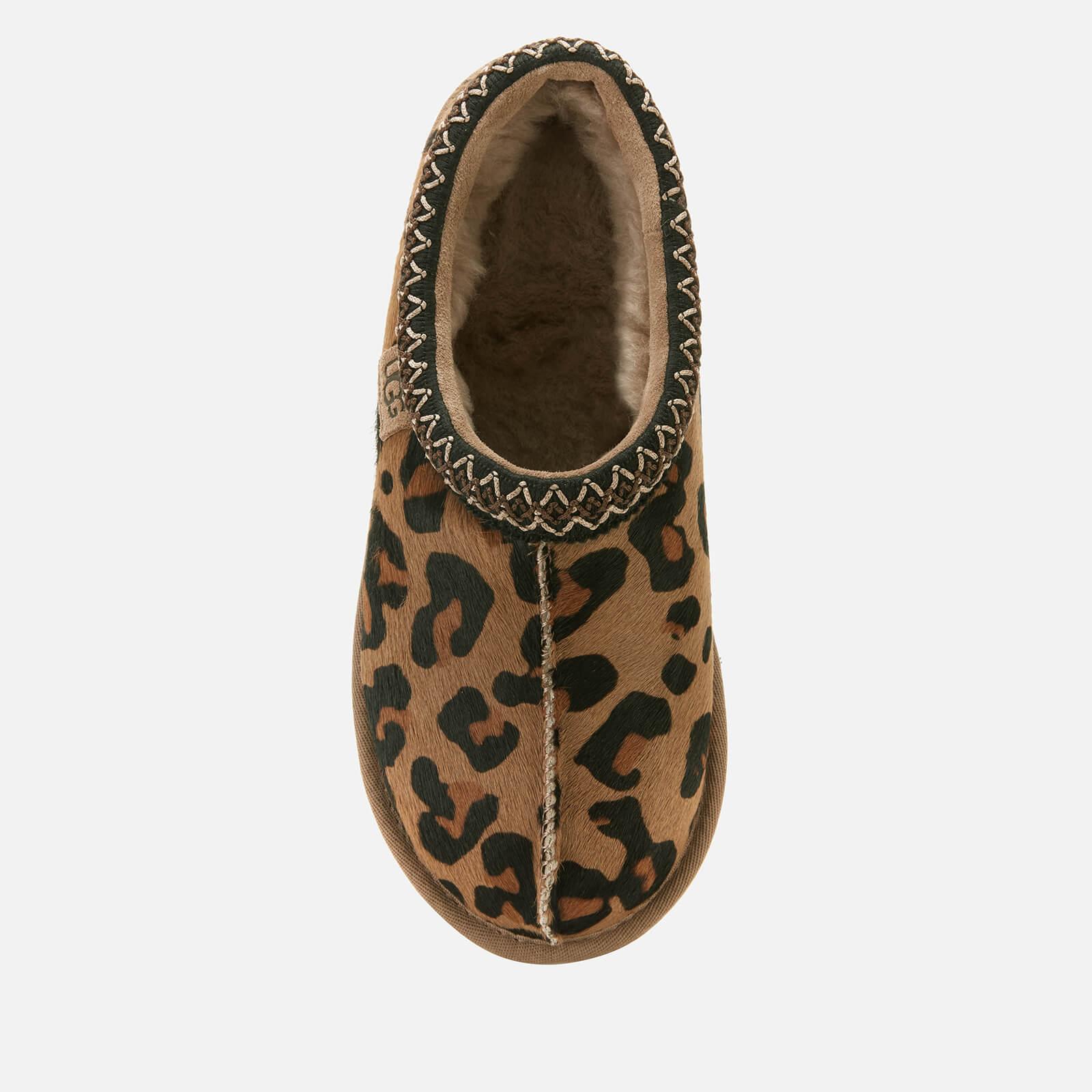 leopard ugg tasman slippers