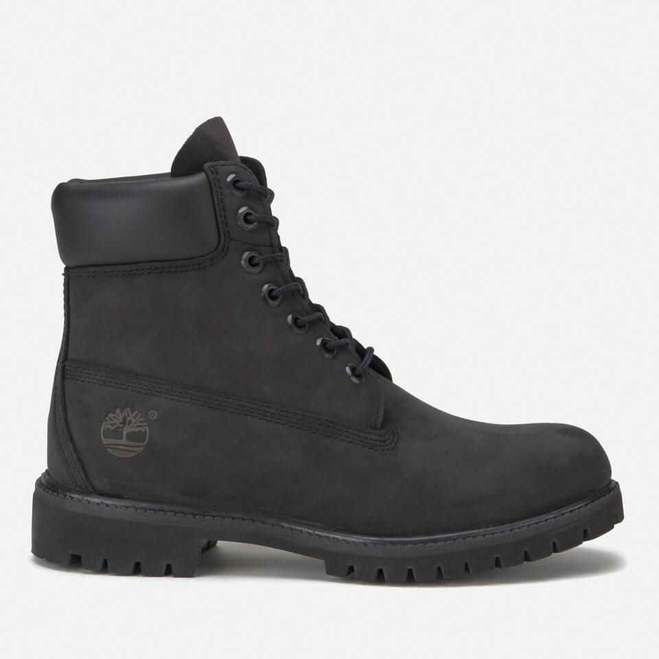 Timberland Leather 6 Inch Nubuck Premium Boots in Black for Men - Save ...