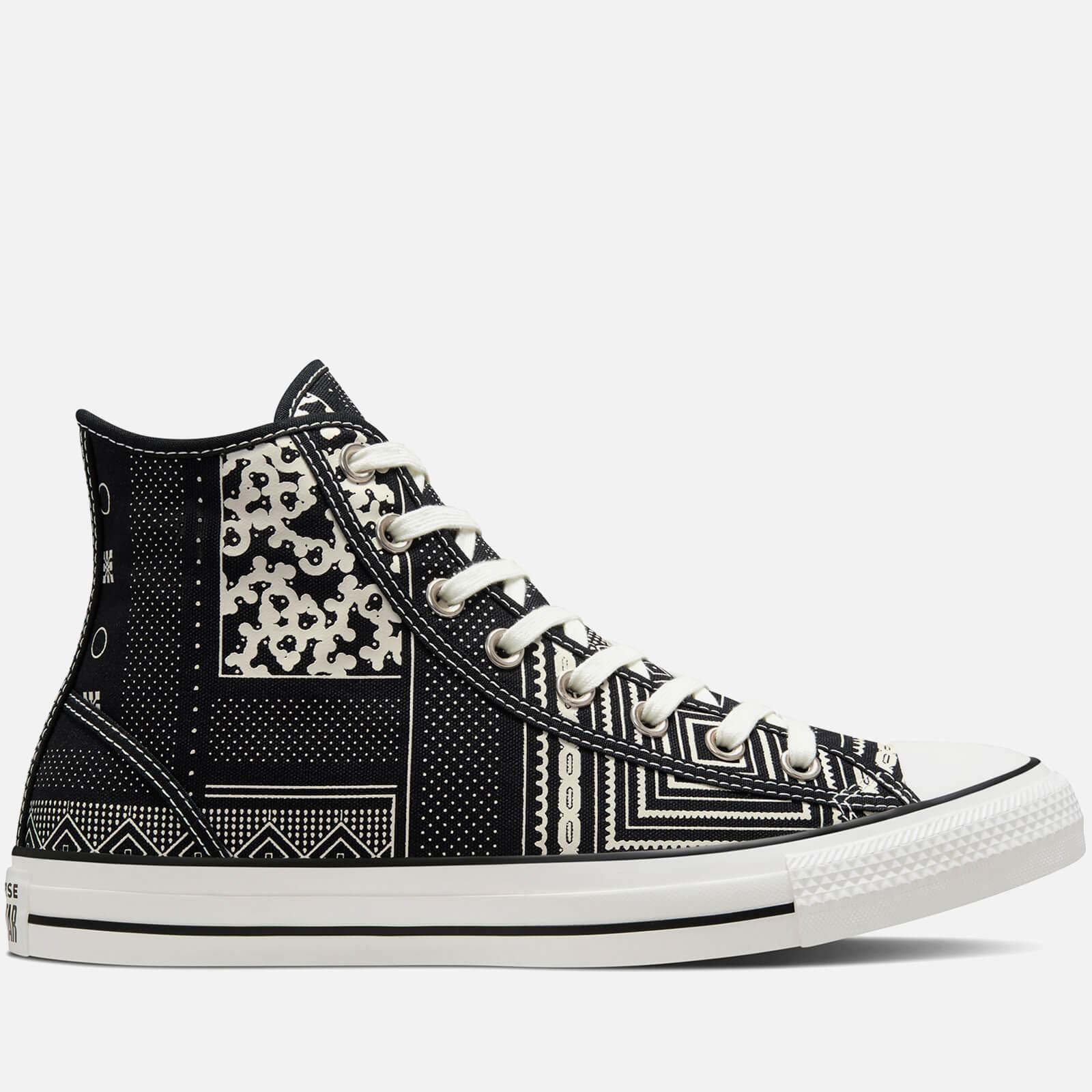 schoenen optie rivier Converse Chuck Taylor All Star Geometric Patchwork Hi-top Trainers in Black  | Lyst