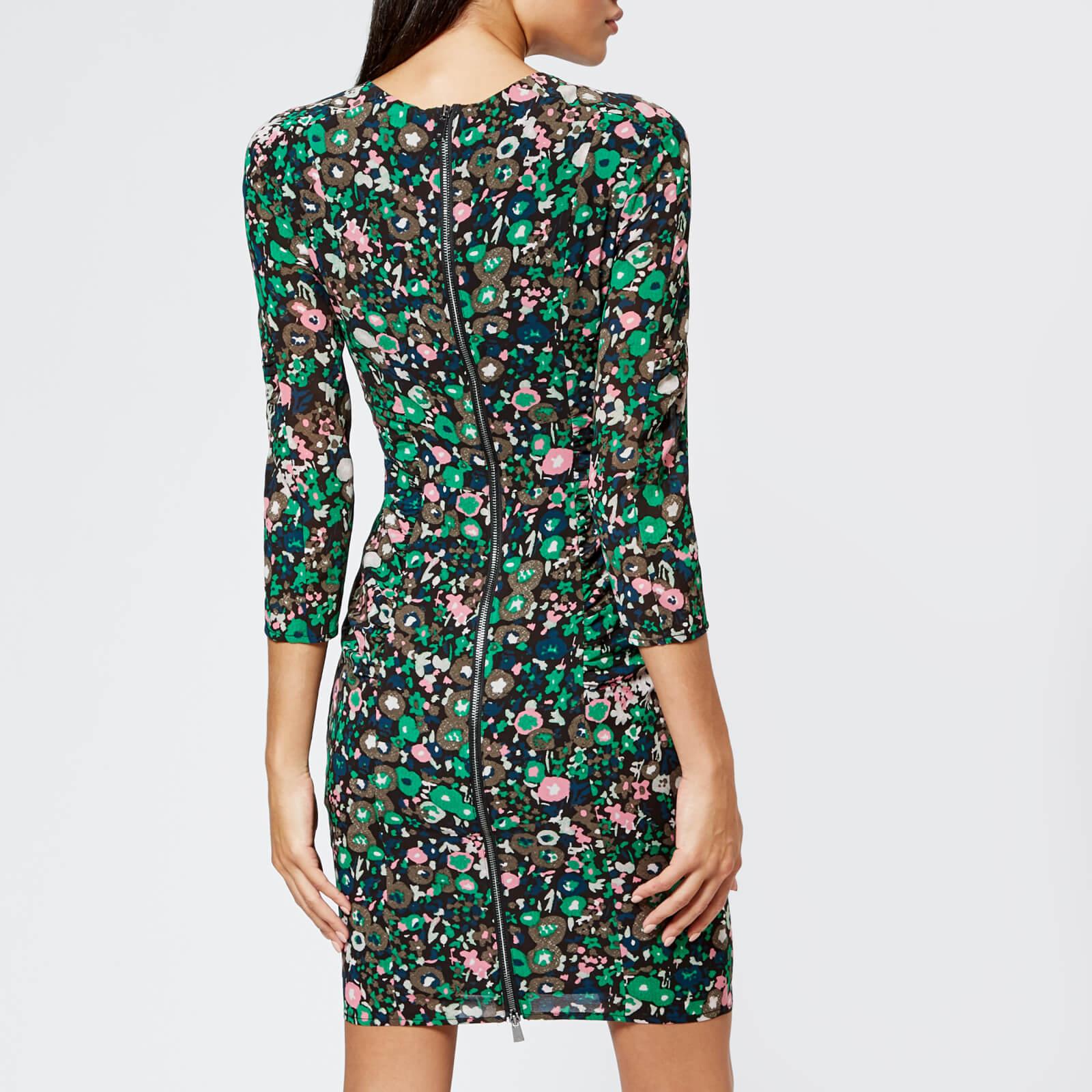 whistles adelaide print silk bodycon