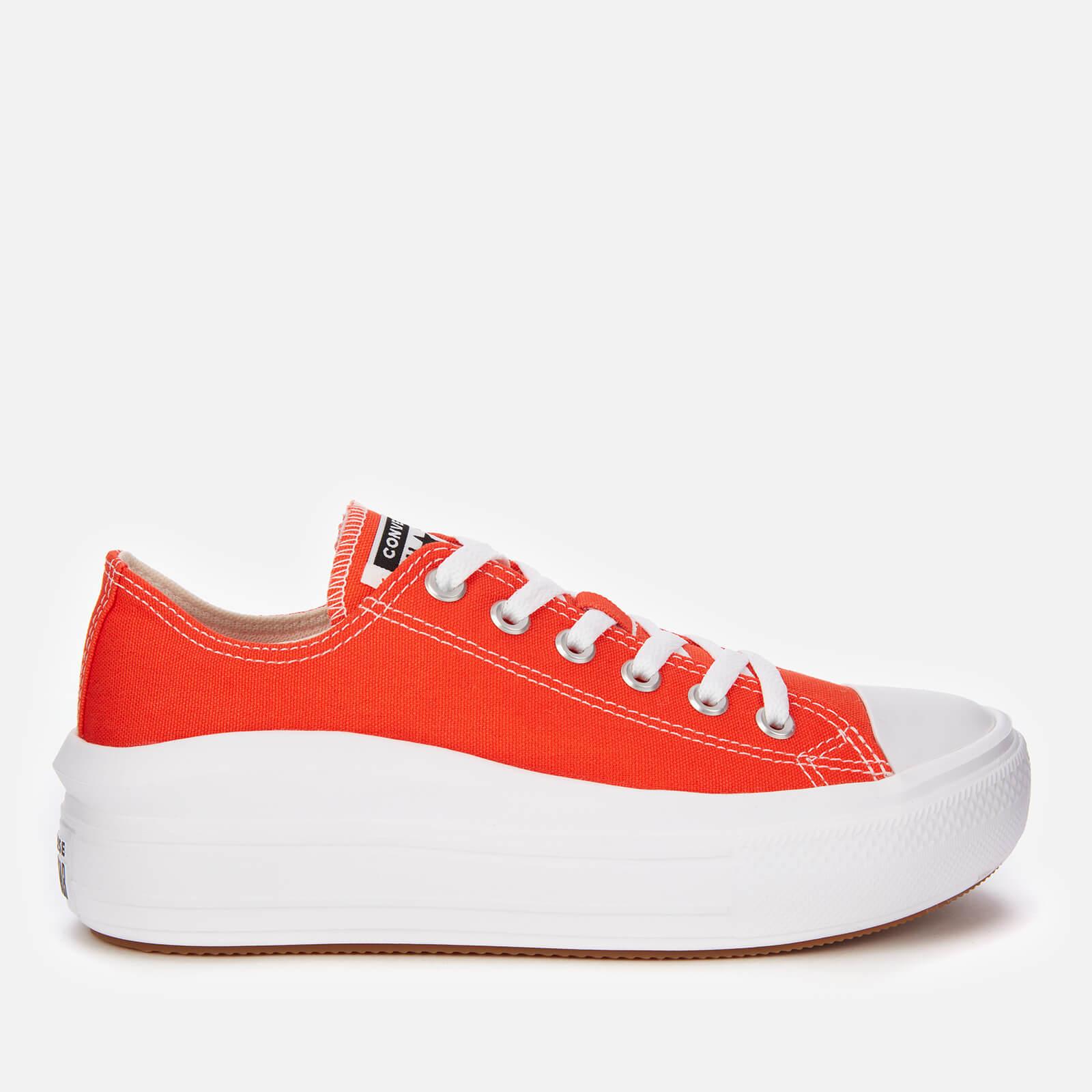 Converse Chuck Taylor Move Platform Ox Trainers in Red | Lyst