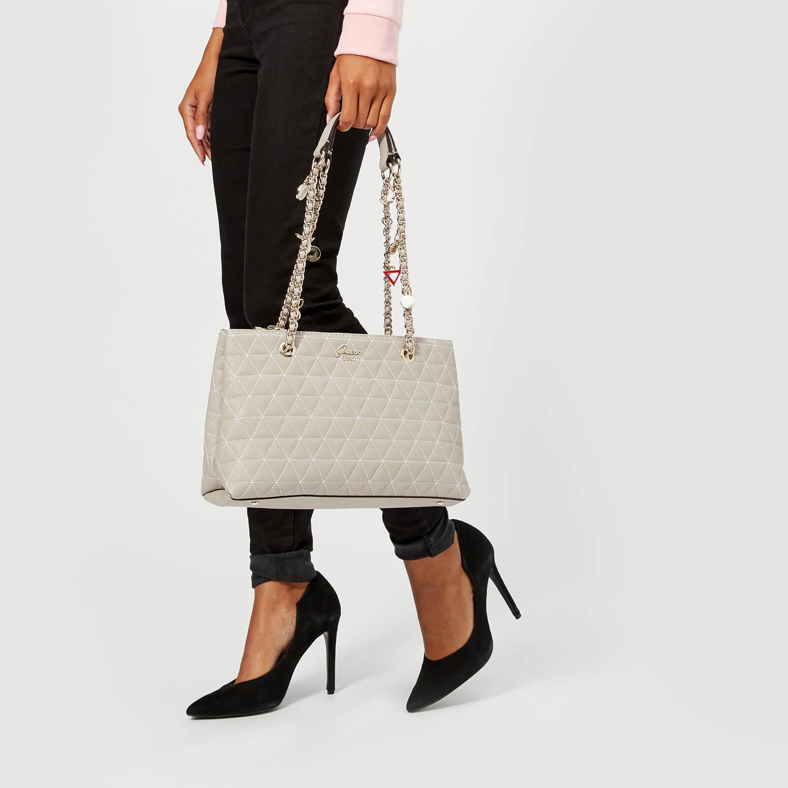guess fleur tote bag