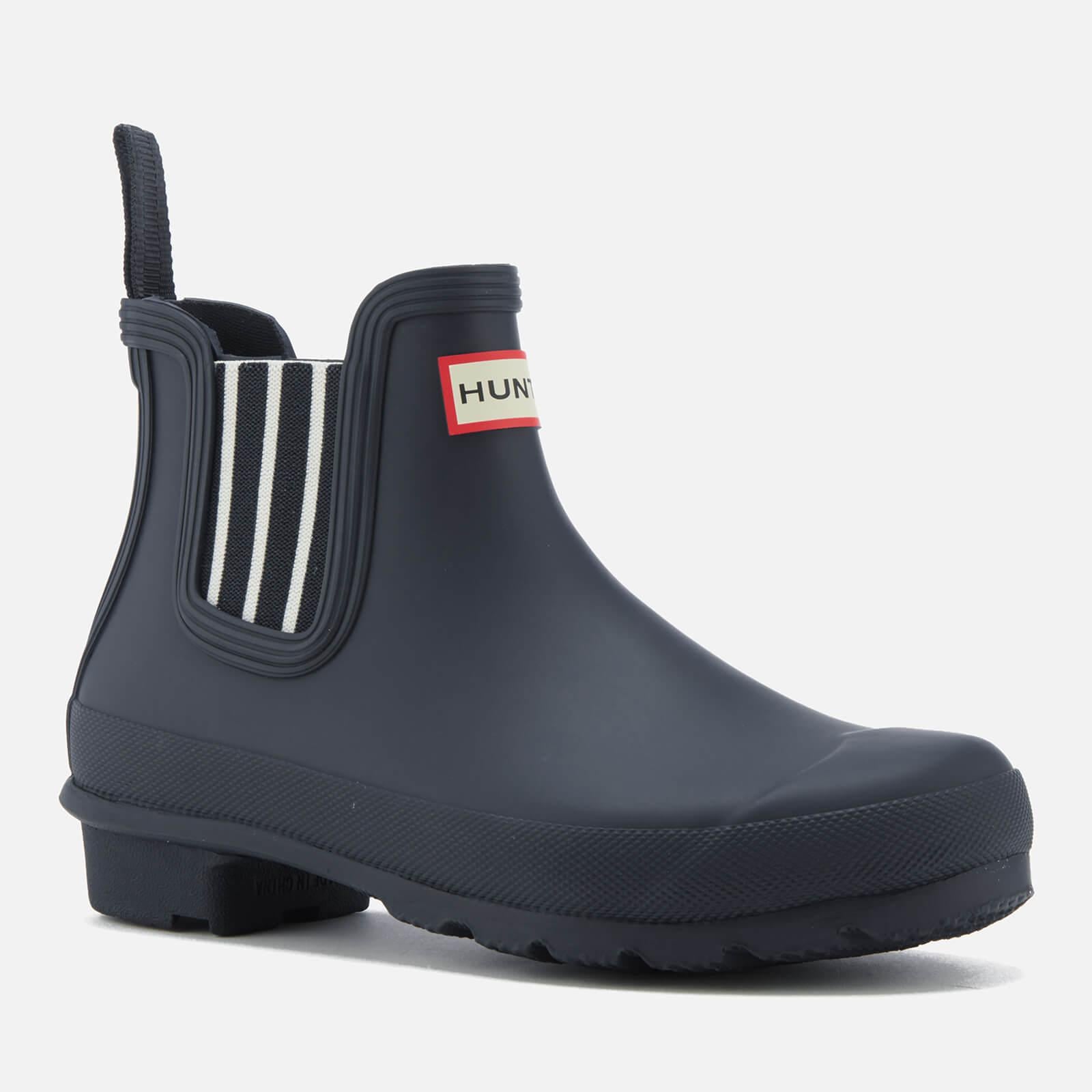hunter garden stripe chelsea boots
