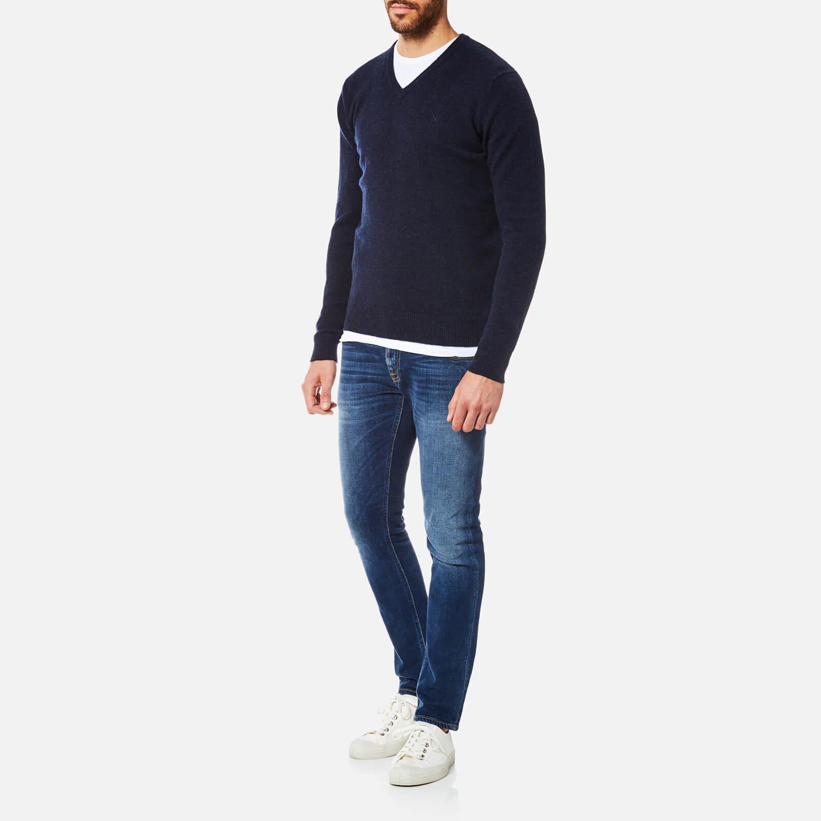 hackett v neck jumper