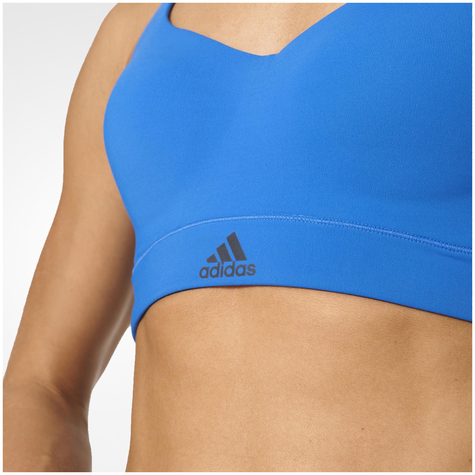 adidas Synthetic Climachill High Support Sports Bra in Blue | Lyst Australia