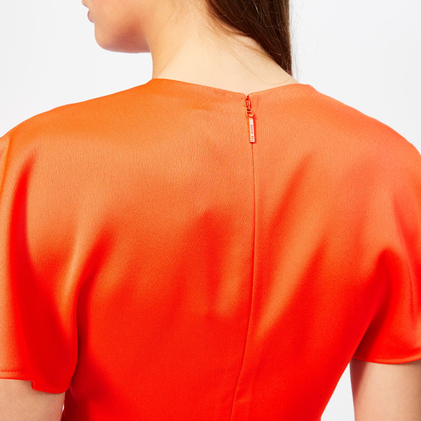 ted baker ellame wrap over bodycon dress