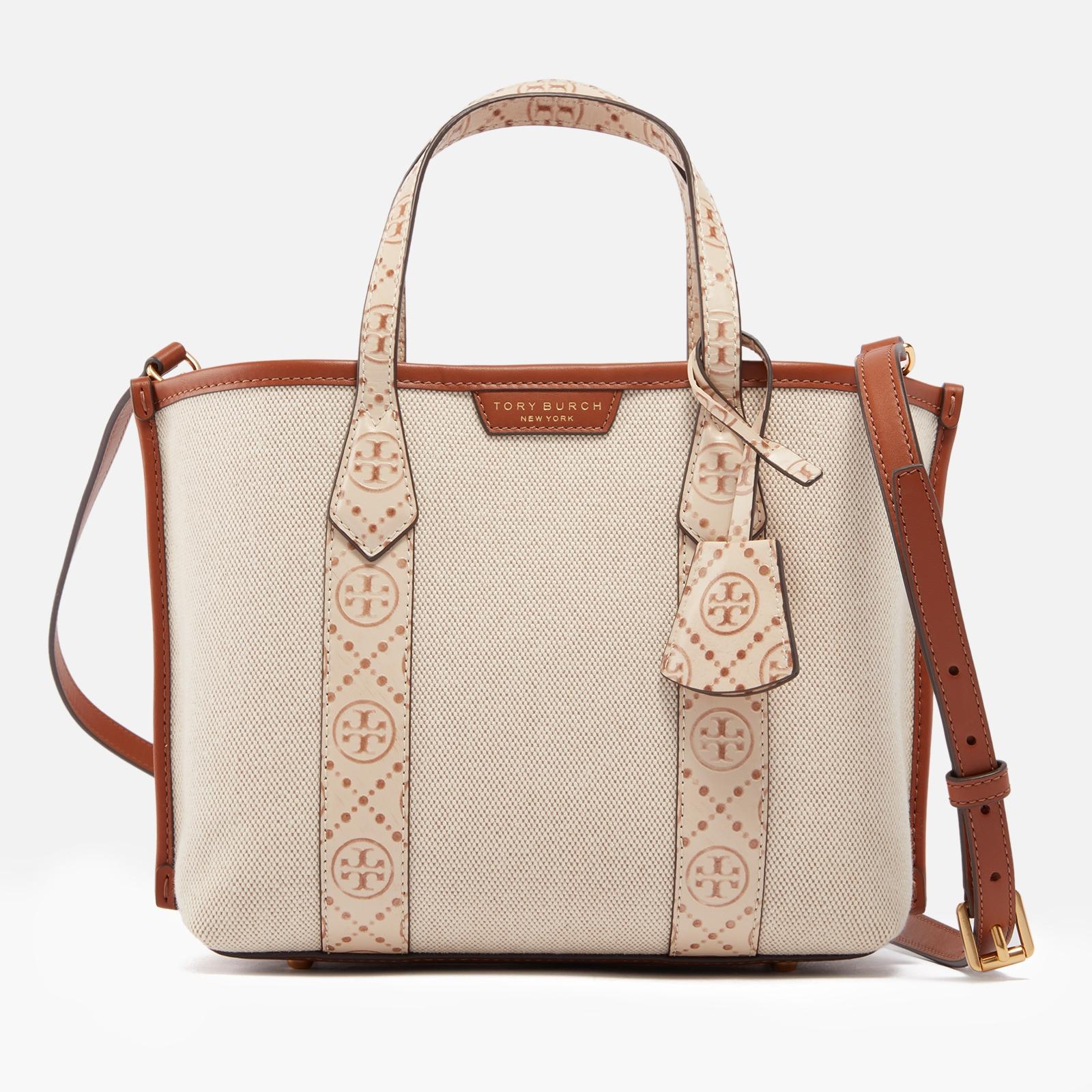Tory Burch Perry Canvas Small Triple-compartment Tote Bag in