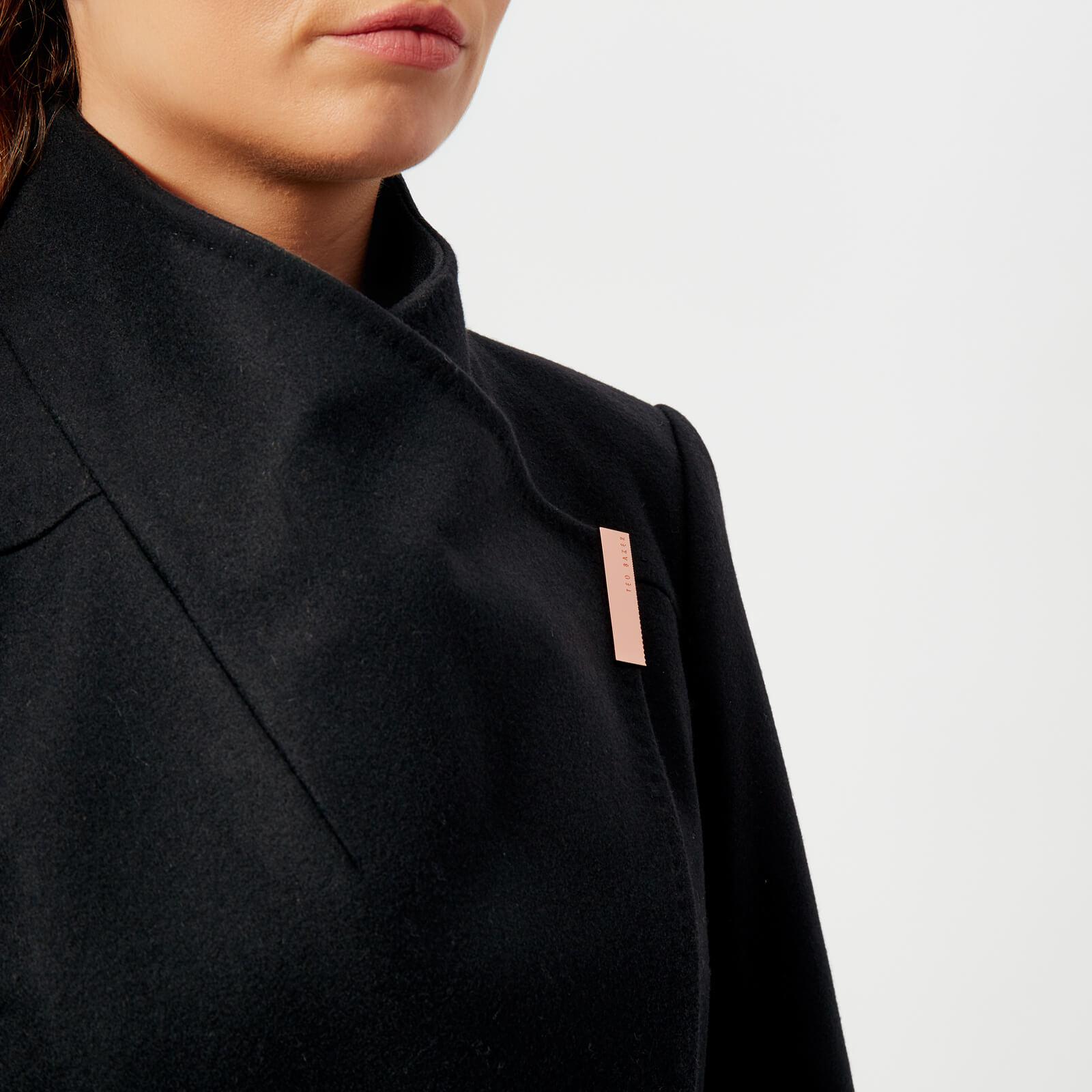 sandra long wool wrap coat