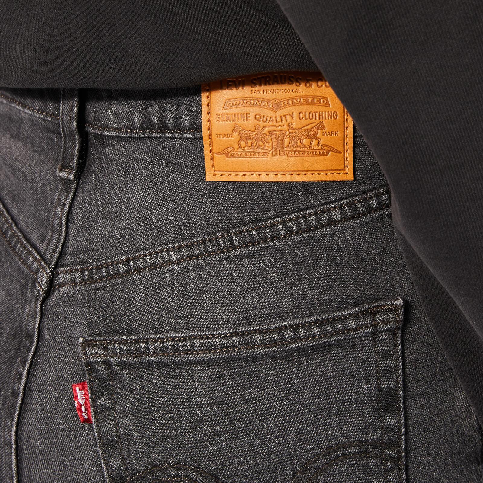 levis black ribcage jeans