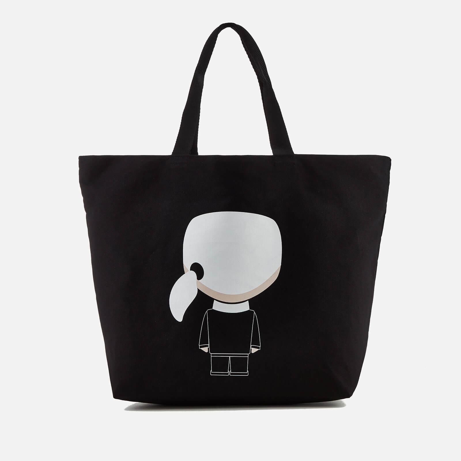 Karl Lagerfeld K/ikonik Canvas Bag in Black - Lyst