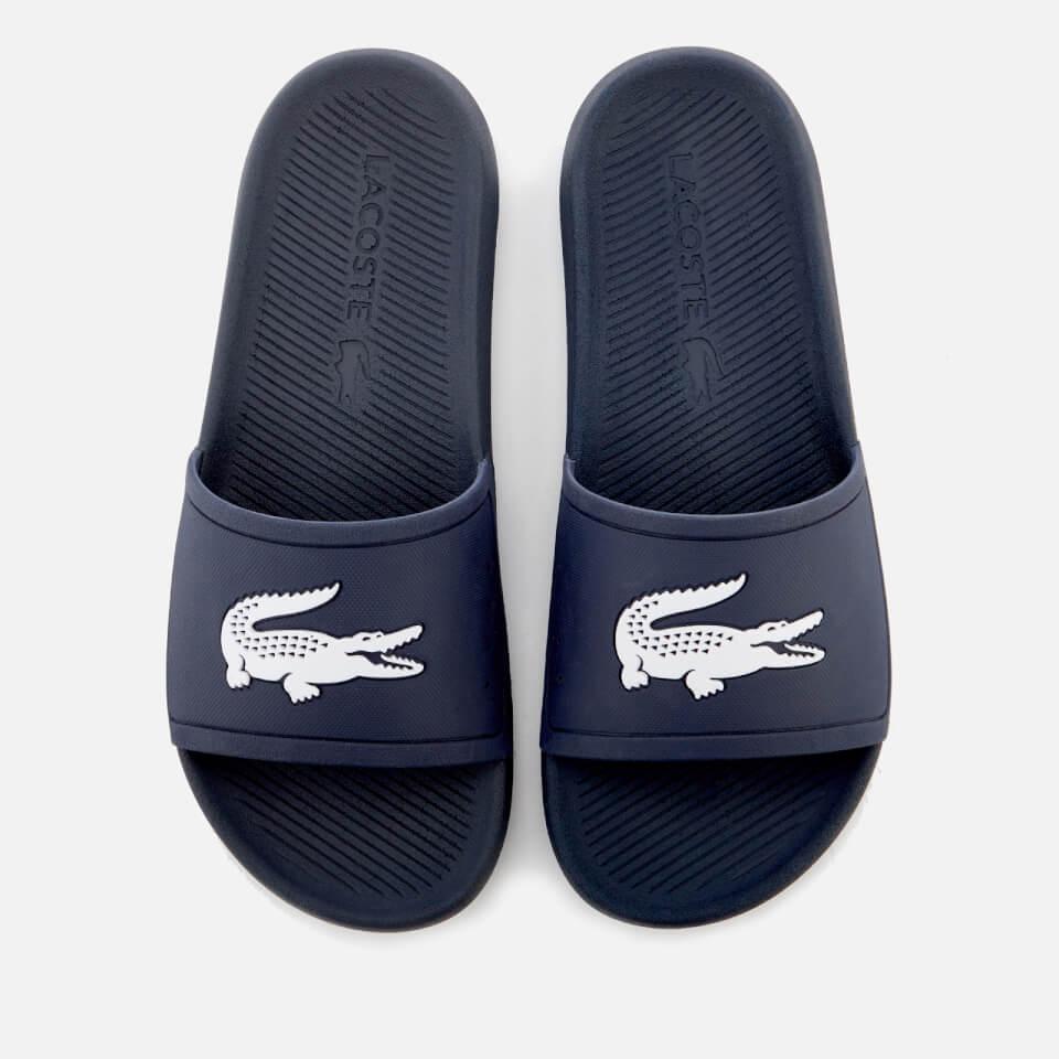 Lacoste Rubber Croco Slide 119 1 Sandals in Navy (Blue) for Men - Save ...