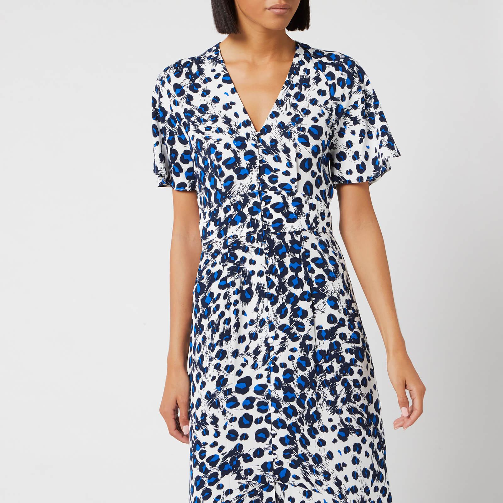 whistles brushed leopard dress