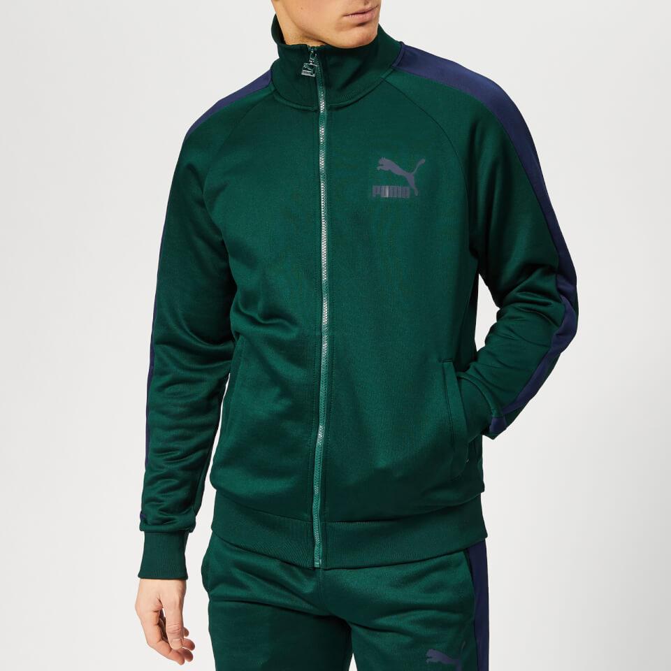 PUMA Iconic T7 Track Jacket in Green for Men | Lyst
