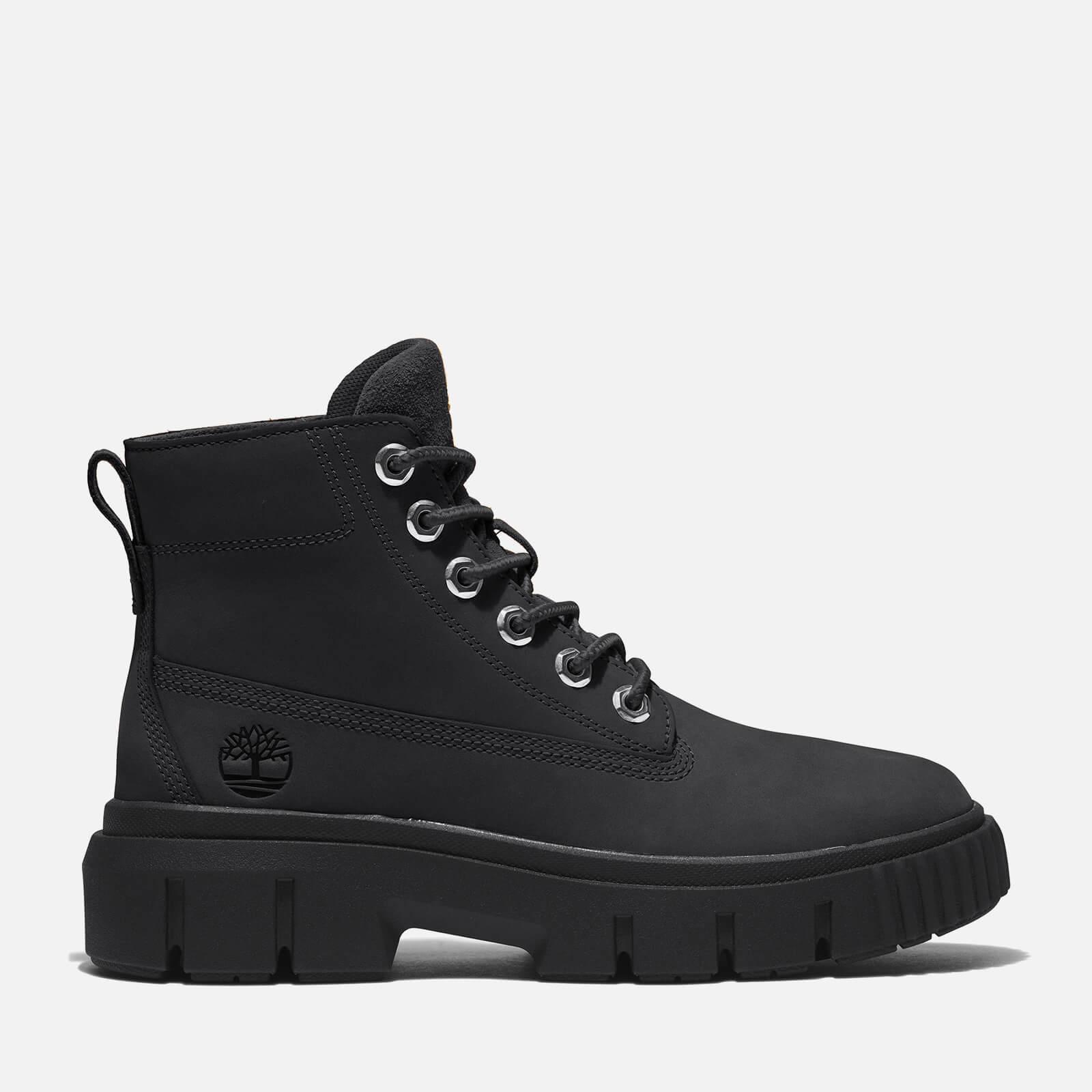Timberland Greyfield Leather Combat Boots in Black Lyst