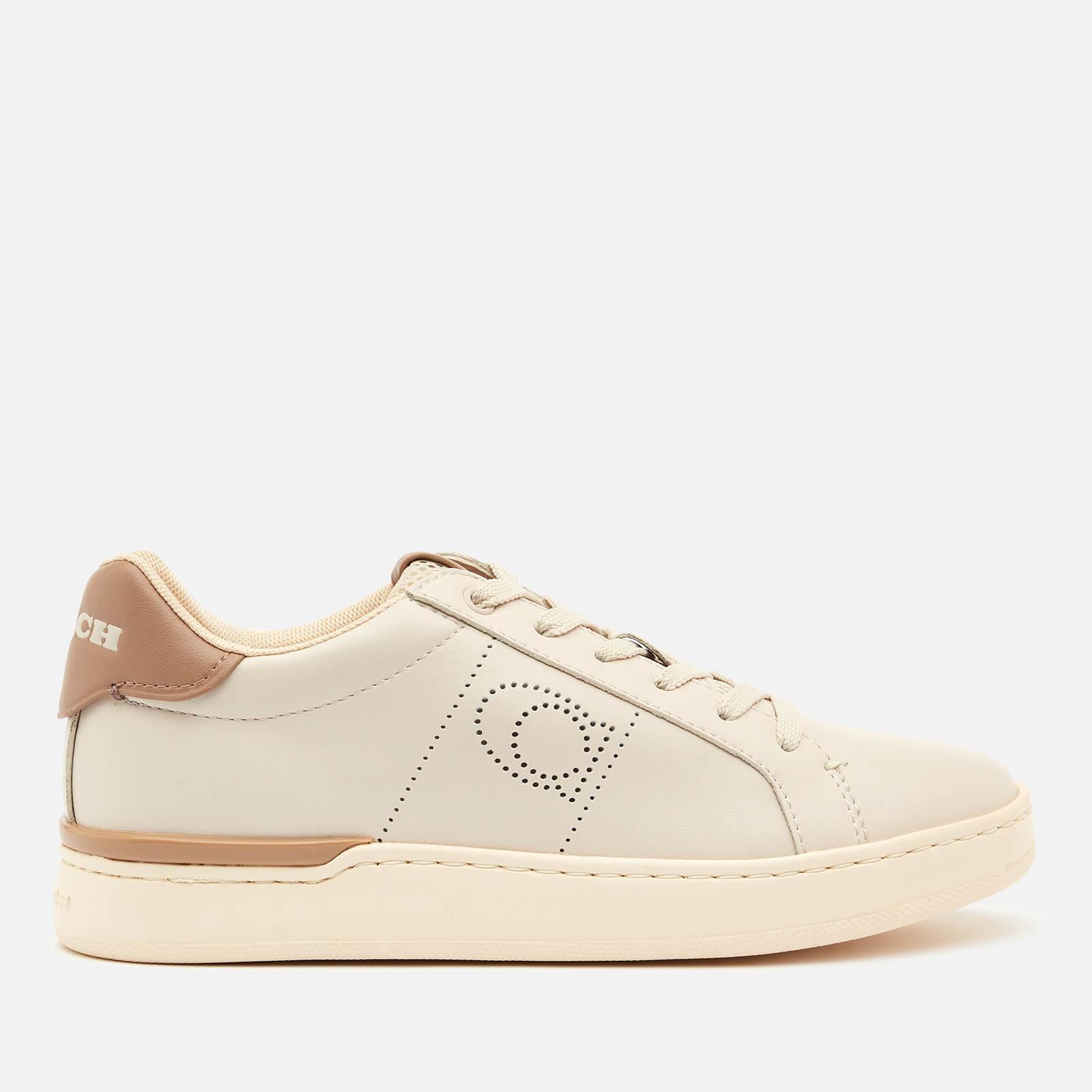 COACH Adb Leather/suede Cupsole Trainers in White | Lyst