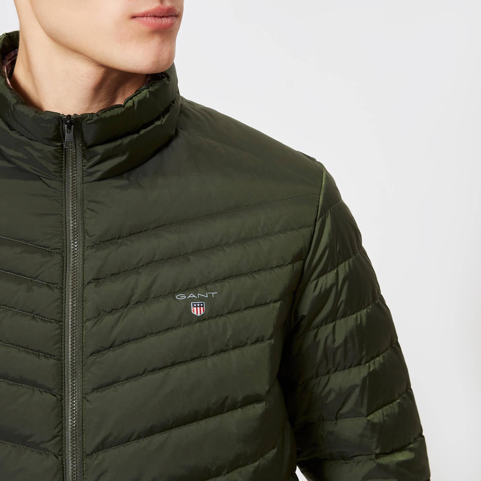 GANT Synthetic Airlight Down Jacket in Green for Men - Lyst