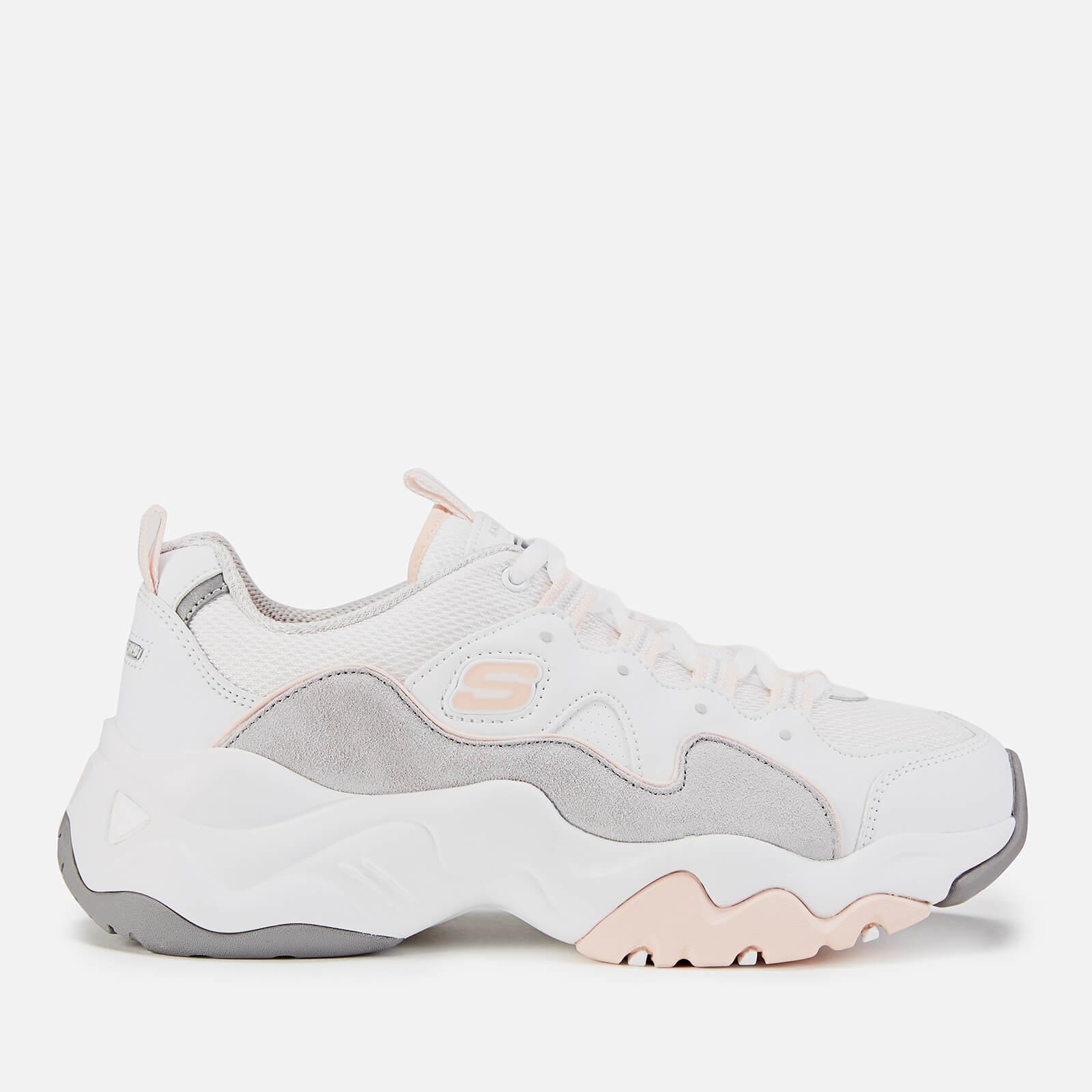 skechers d'lites beige
