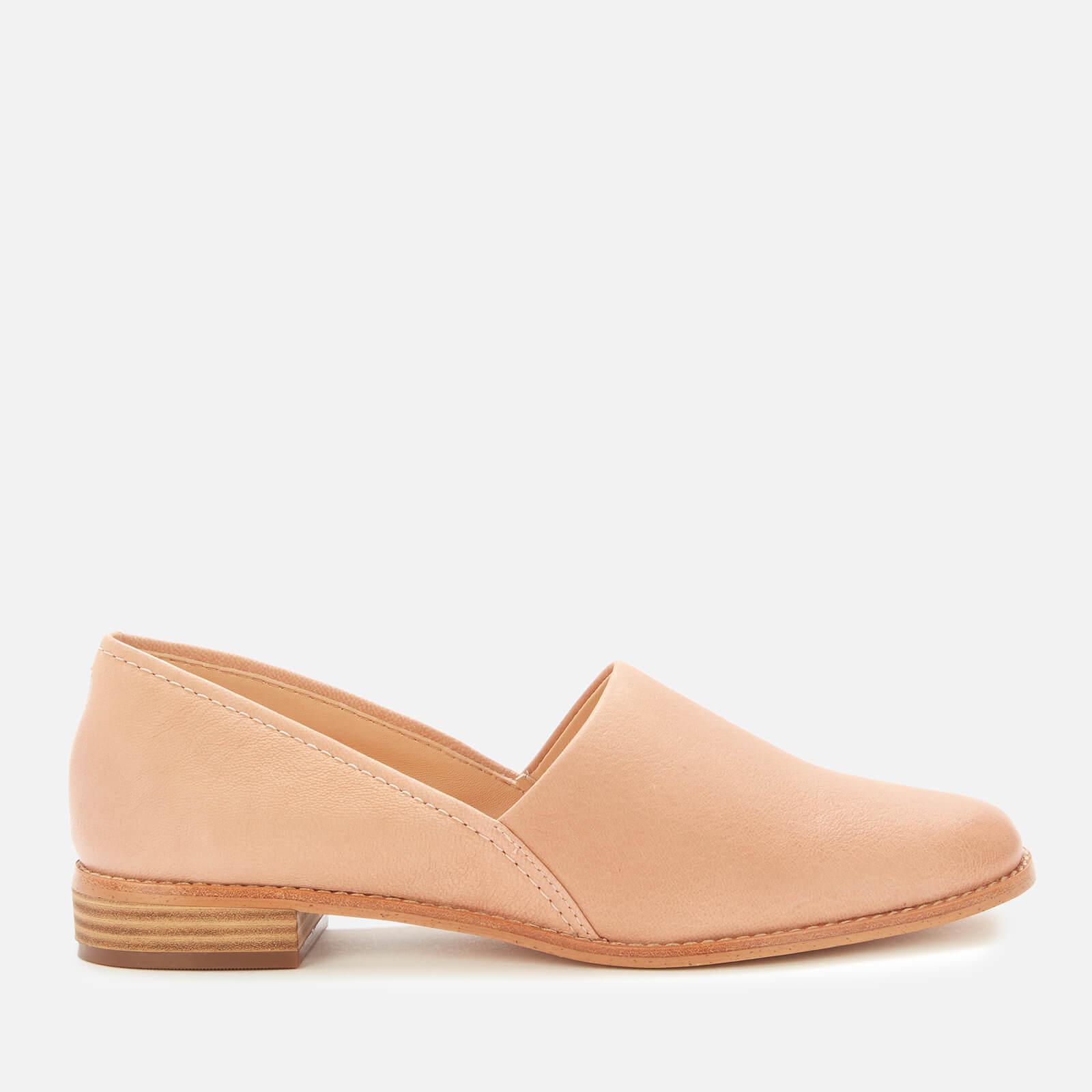 Clarks Pure Easy Leather Flats in Pink | Lyst
